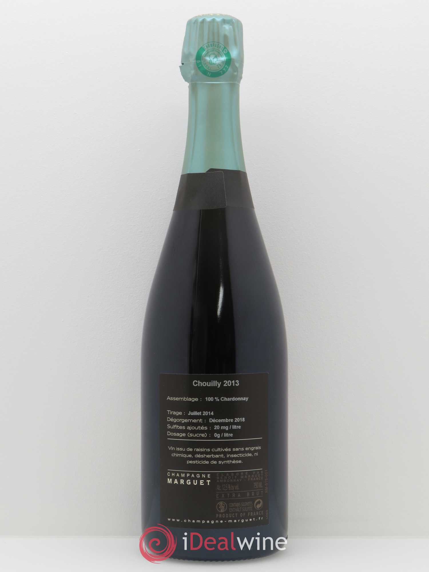 Chouilly Grand Cru Brut Nature Marguet 2013 - Lot de 1 bouteille - 1