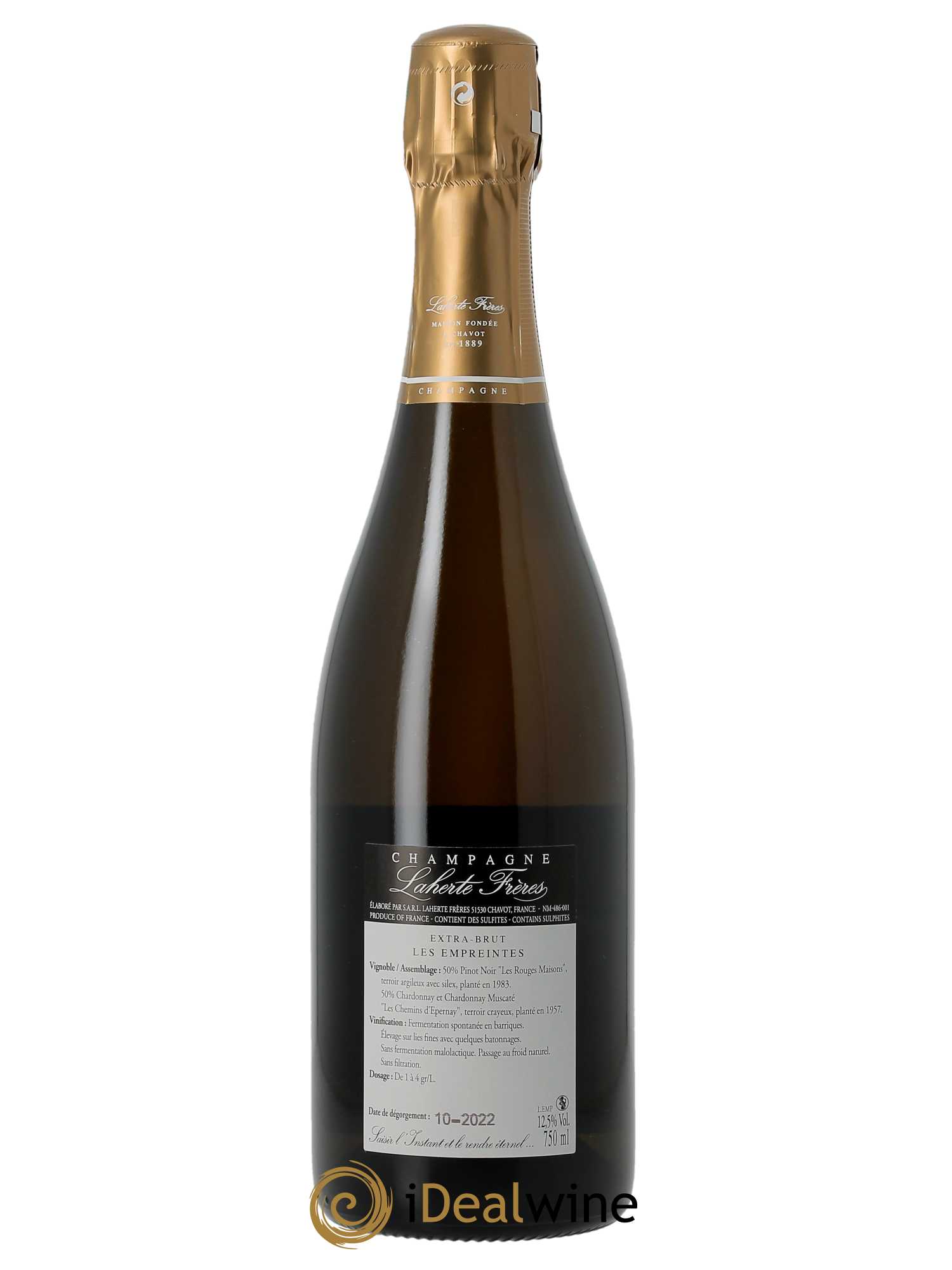Les Empreintes Extra-Brut Laherte Frères 2017 - Lot of 1 bottle - 1
