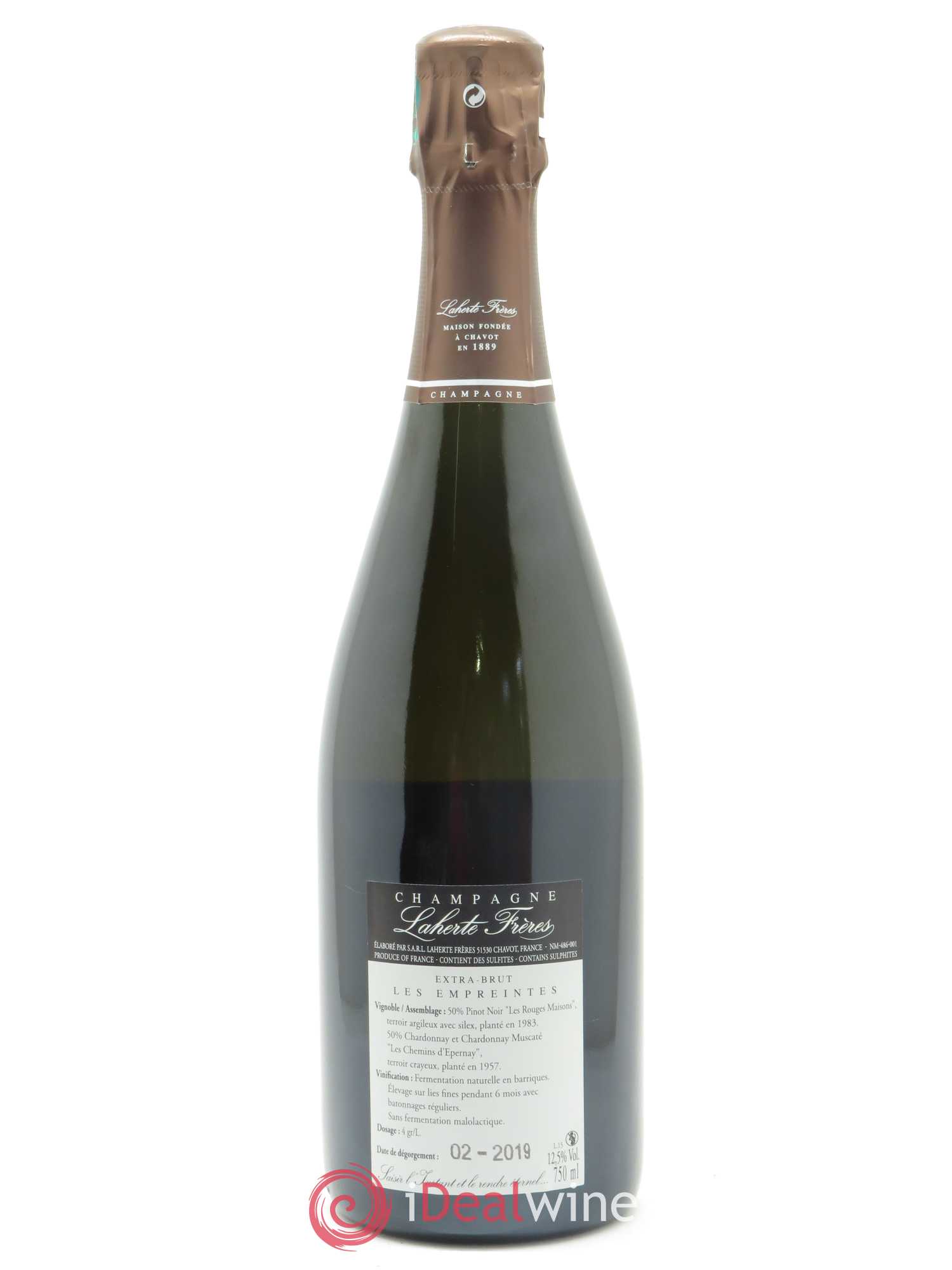 Les Empreintes Extra-Brut Laherte Frères 2013 - Lot de 1 bouteille - 1