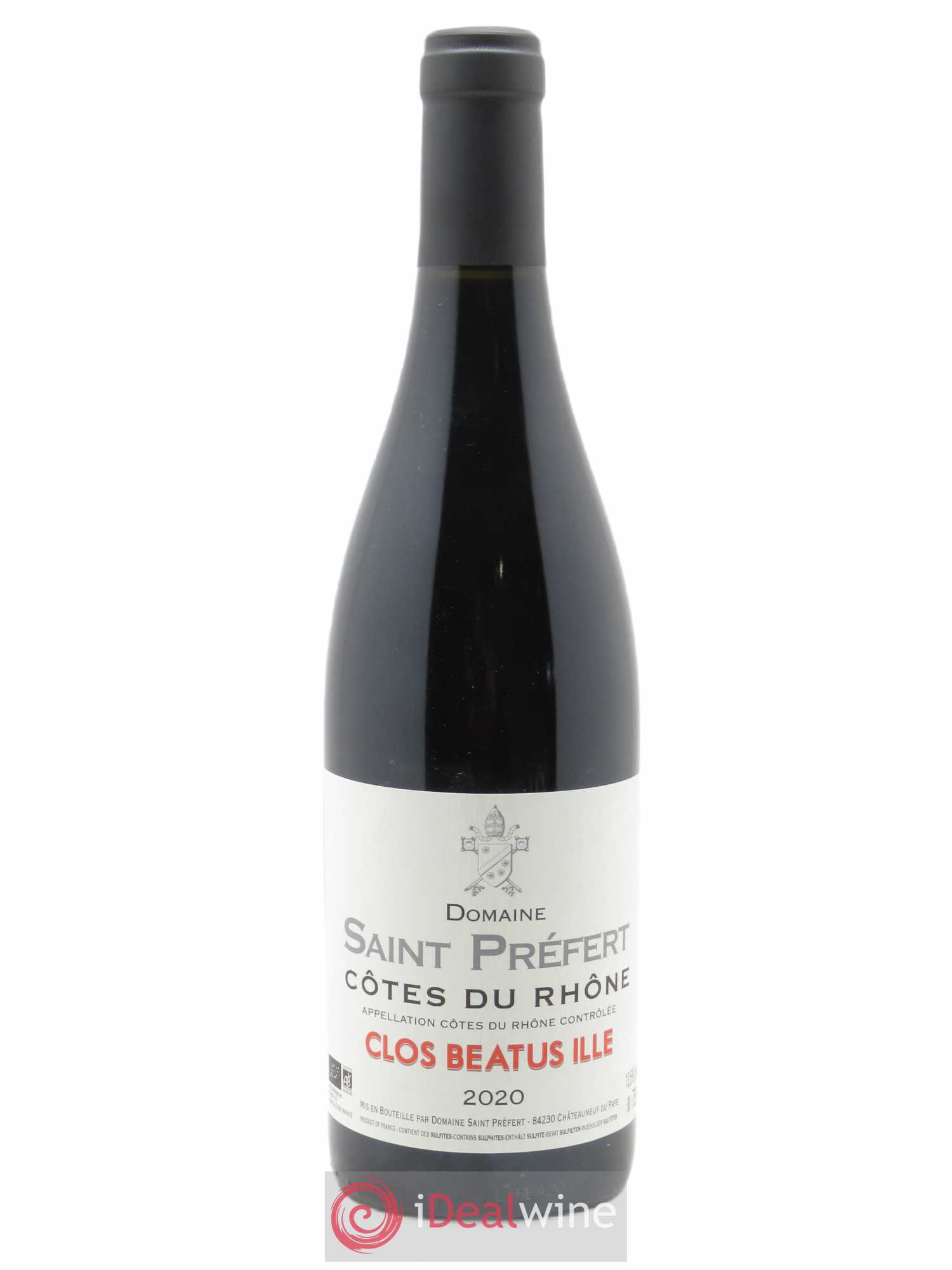 Côtes-du-Rhône Clos Beatus Ille Domaine Saint-Préfert 2020 - Lot of 1 bottle - 0