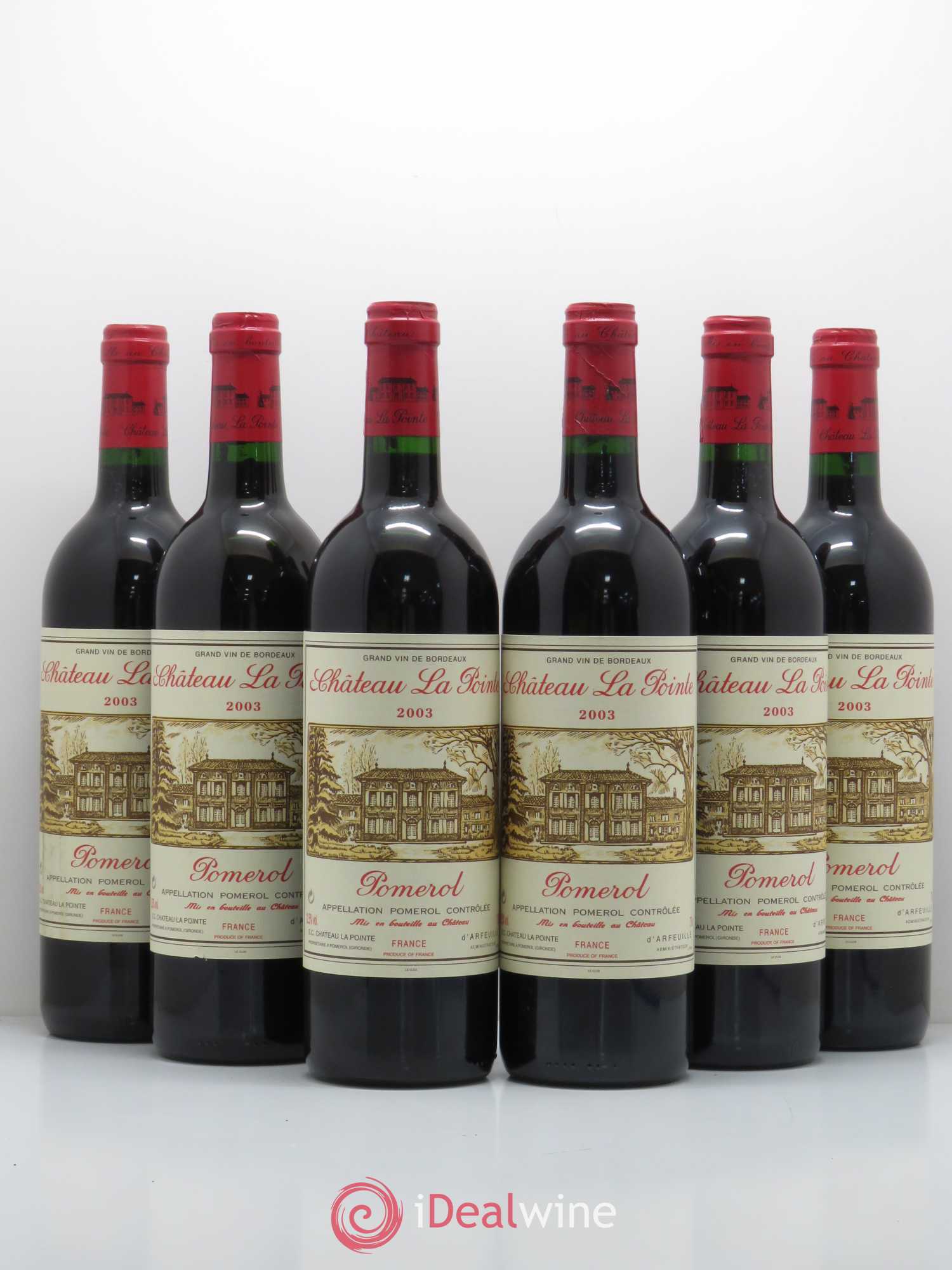 Château la Pointe 2003 - Posten von 6 Flaschen - 0