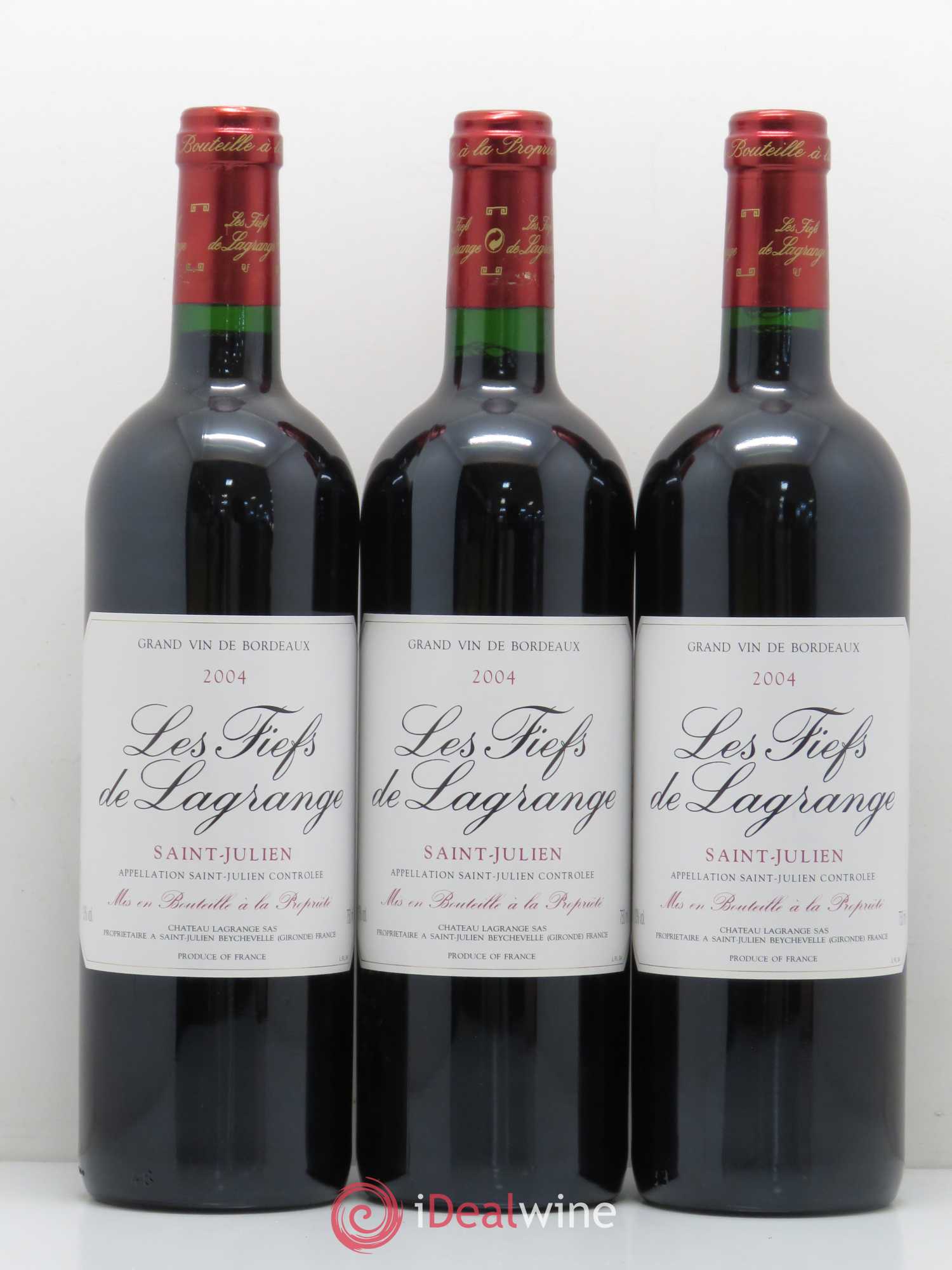 Les Fiefs de Lagrange Second Vin 2004 - Lot de 6 bouteilles - 1