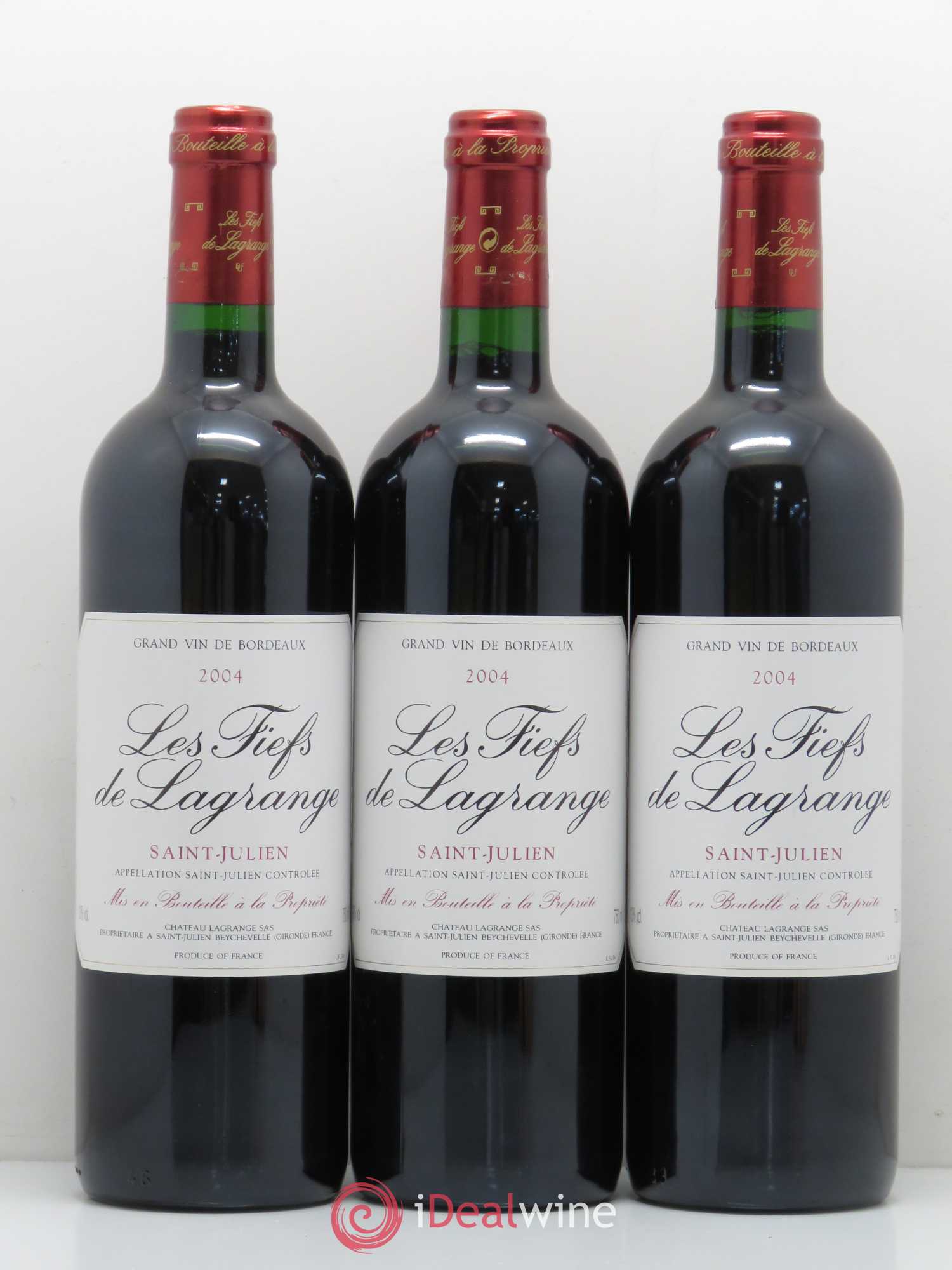 Les Fiefs de Lagrange Second Vin 2004 - Lot de 6 bouteilles - 2