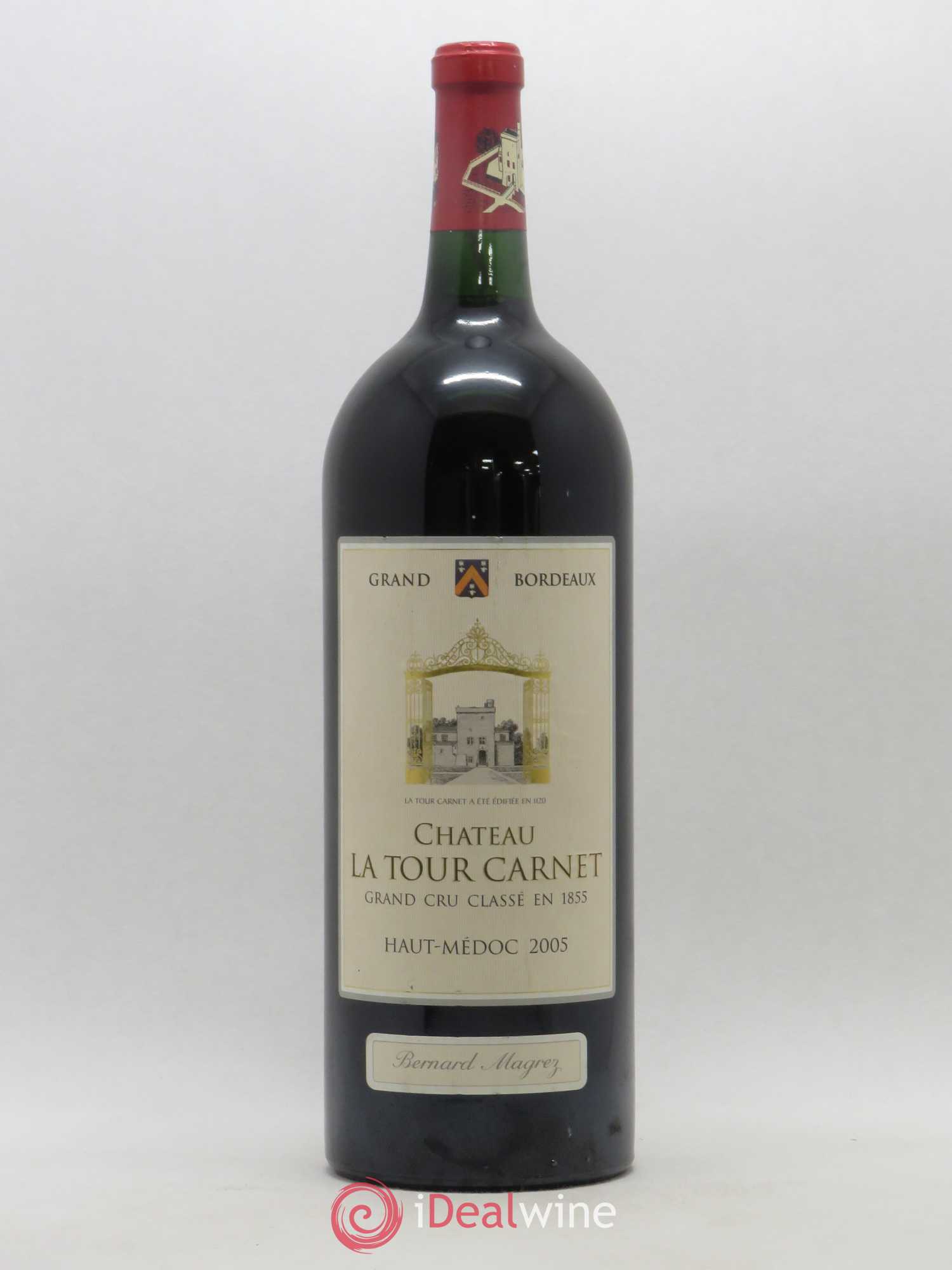 Château la Tour Carnet 4ème Grand Cru Classé 2005 - Lot de 1 magnum - 0