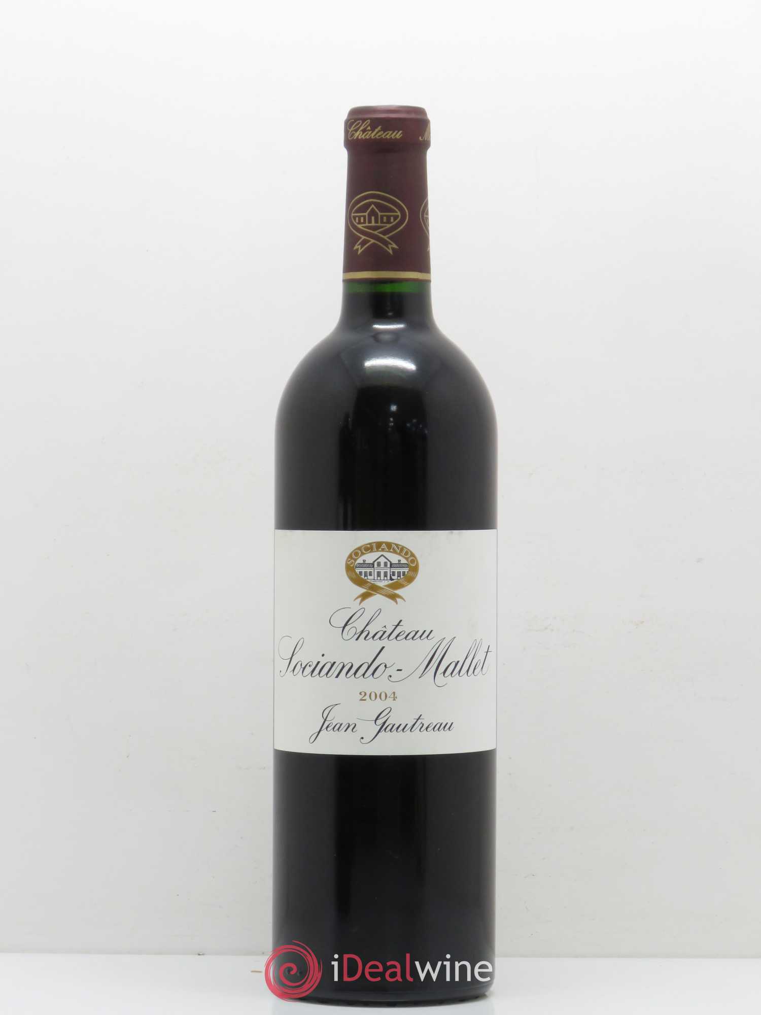 Château Sociando Mallet 2004 - Lot de 1 bouteille - 0