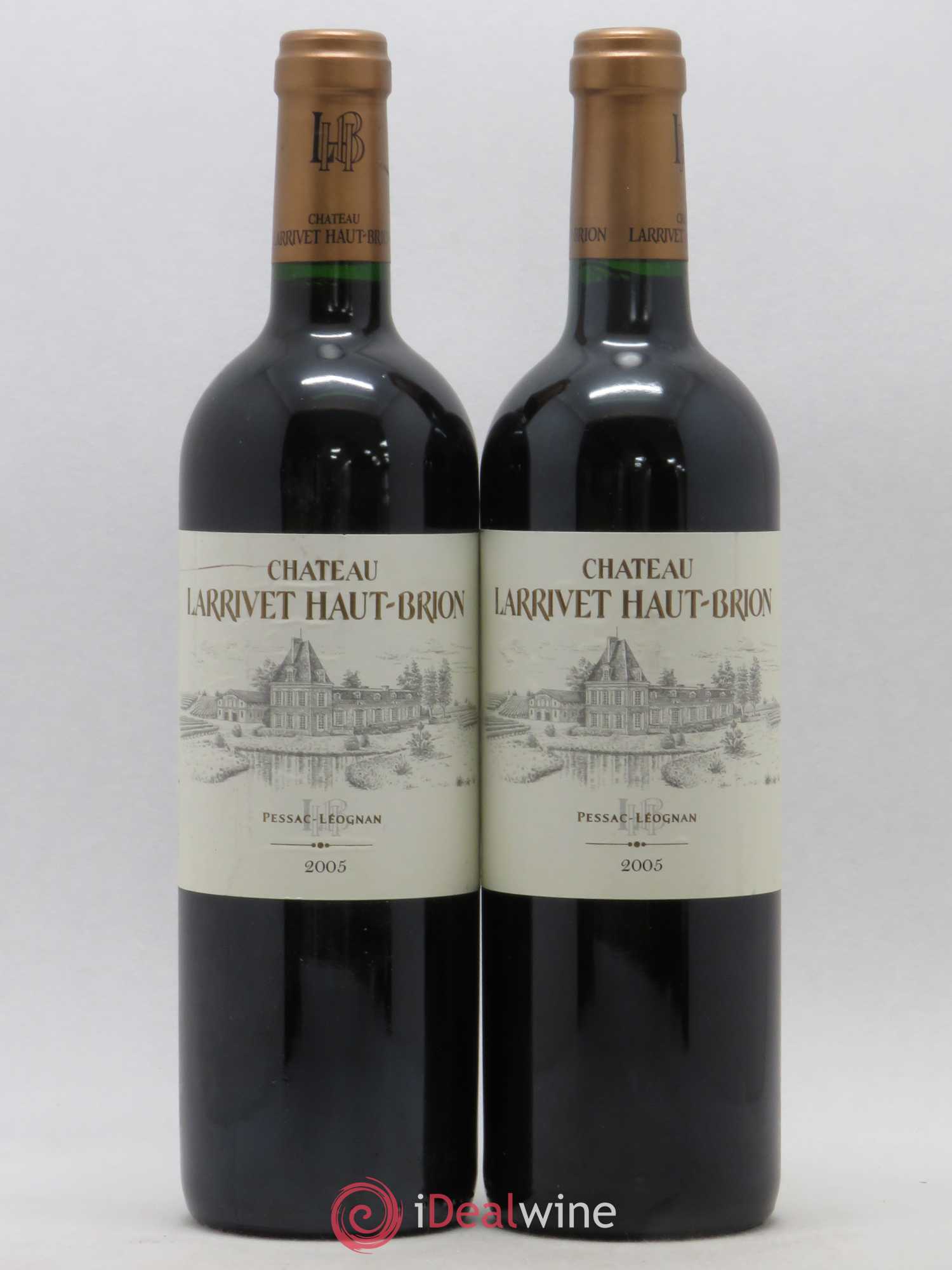 Château Larrivet Haut-Brion 2005 - Lot de 2 bouteilles - 0