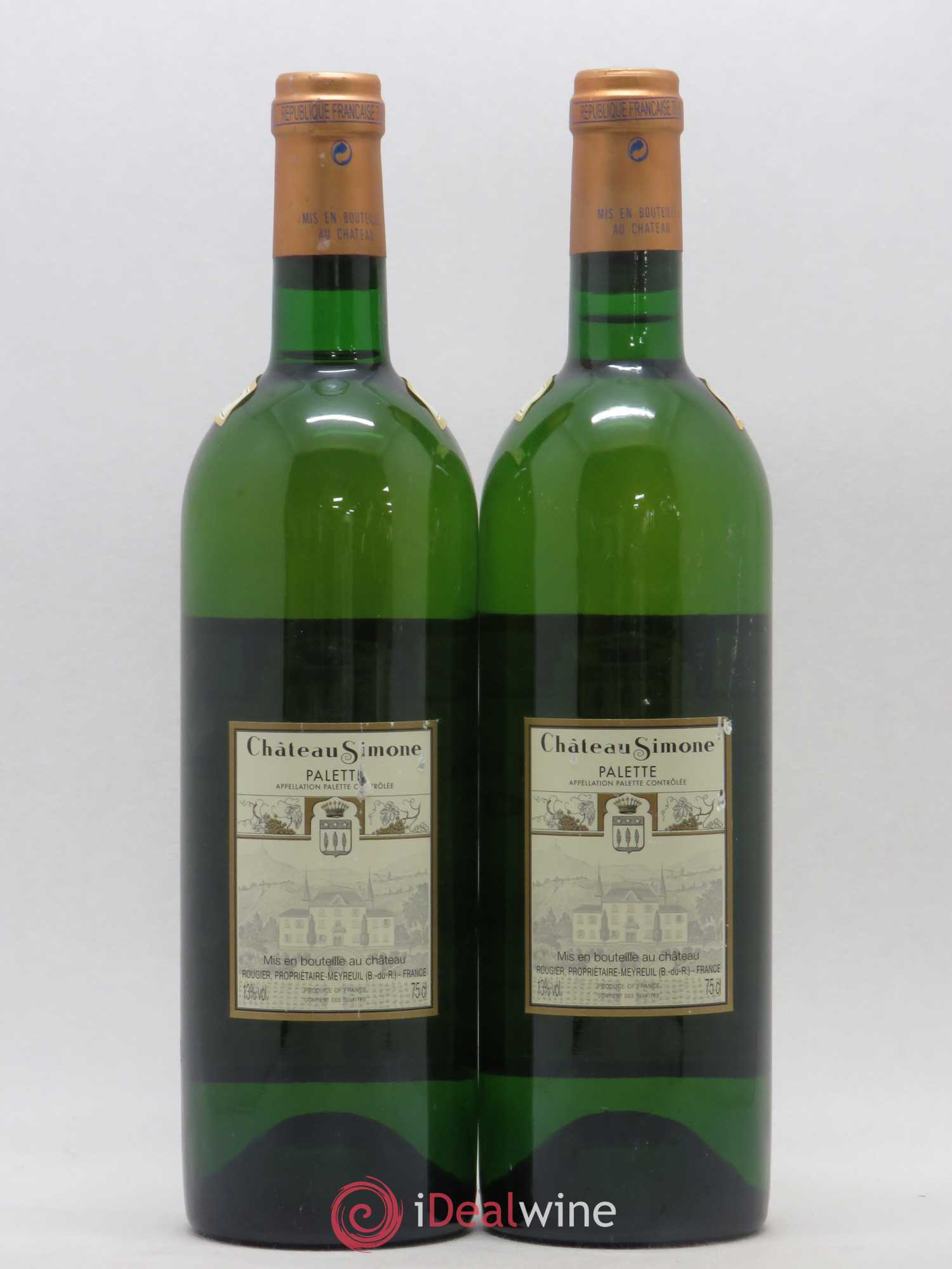 Palette Château Simone Famille Rougier 2004 - Lot de 2 bouteilles - 1