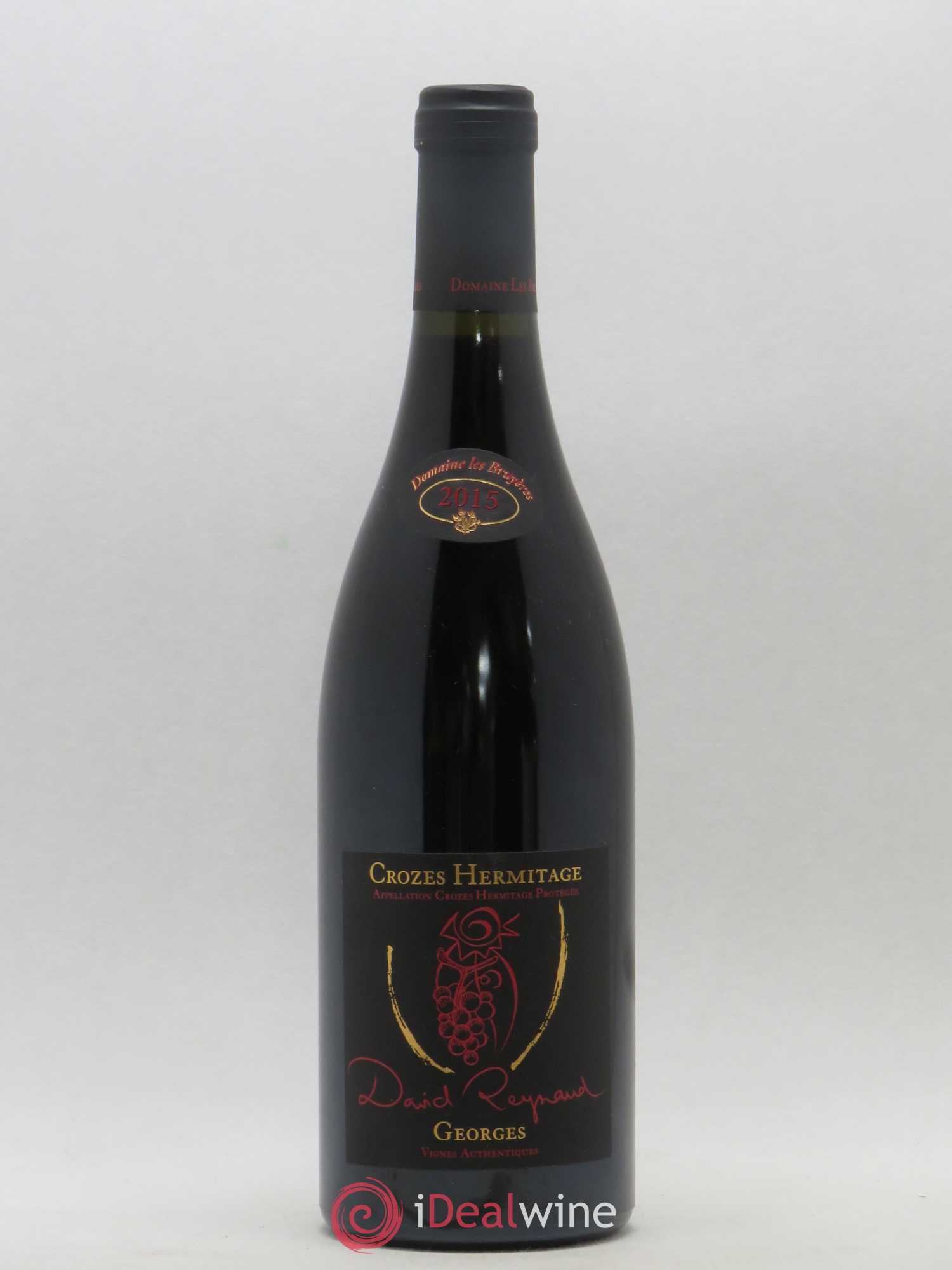 Crozes-Hermitage Georges David Reynaud Vignes Authentiques 2015 - Lot de 1 bouteille - 0