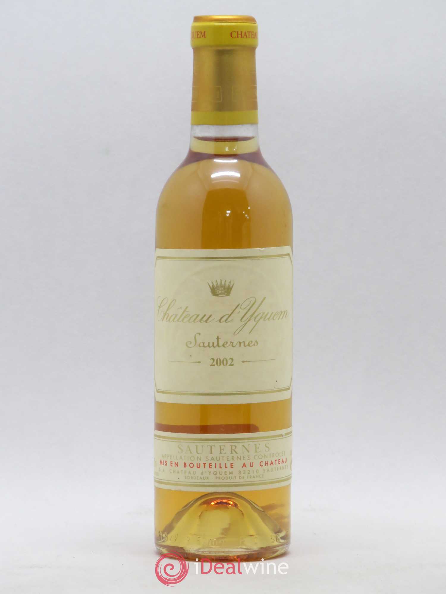 Château d' Yquem 1er Cru Classé Supérieur 2002 - Lotto di 1 mezza bottiglia - 0