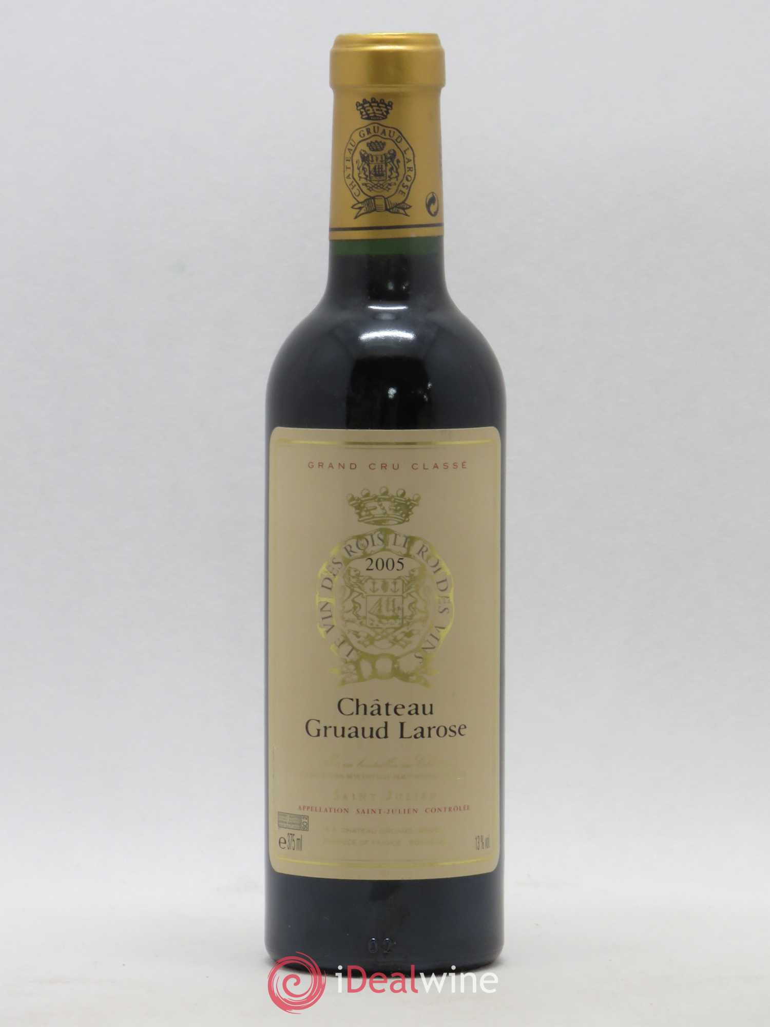 Château Gruaud Larose 2ème Grand Cru Classé 2005 - Lot de 1 demi bouteille - 0