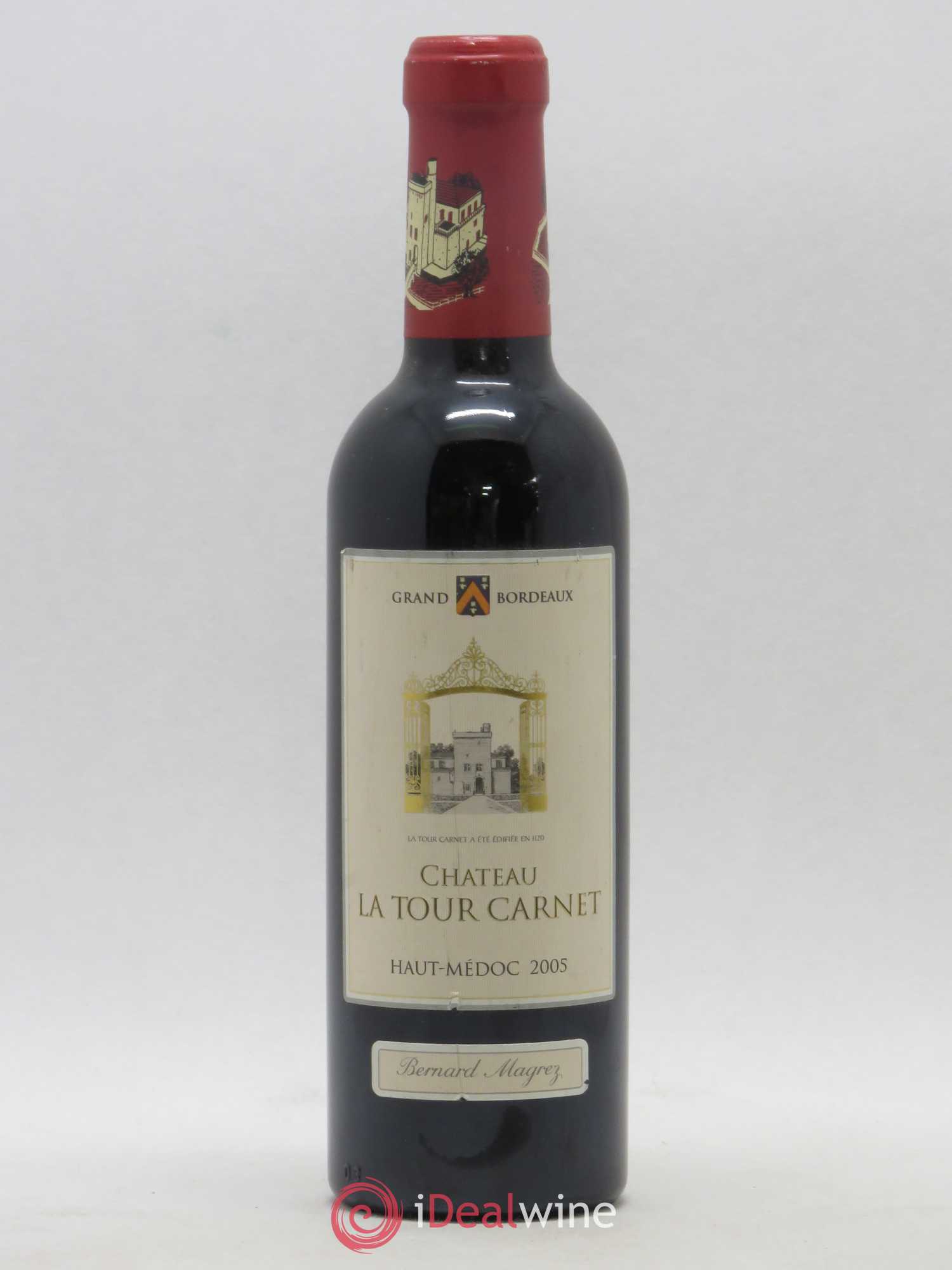 Château la Tour Carnet 4ème Grand Cru Classé 2005 - Lot de 1 demi bouteille - 0