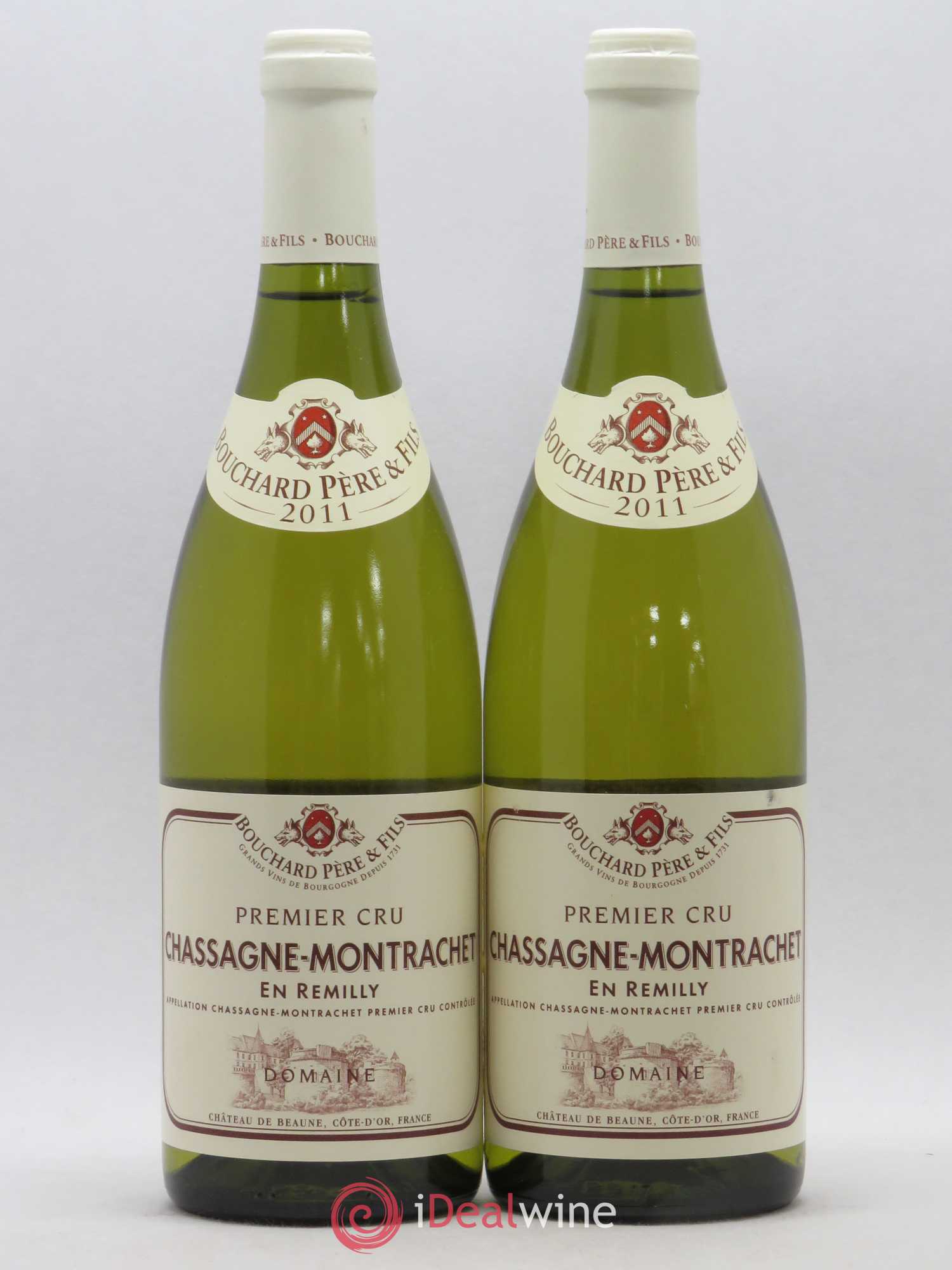 Chassagne-Montrachet 1er Cru En Remilly Bouchard Père & Fils 2011 - Lot de 2 bouteilles - 0