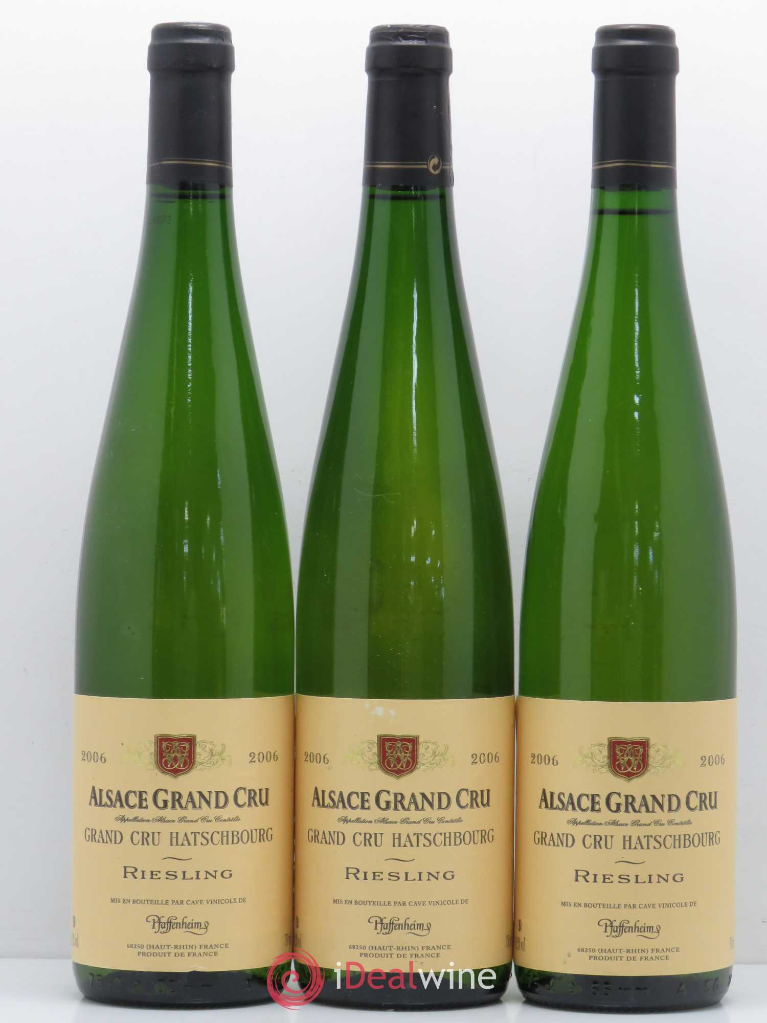 Riesling Grand Cru Hatschbourg Cave Vinicole de Pfaffenheim 2006 - Posten von 3 Flaschen - 0