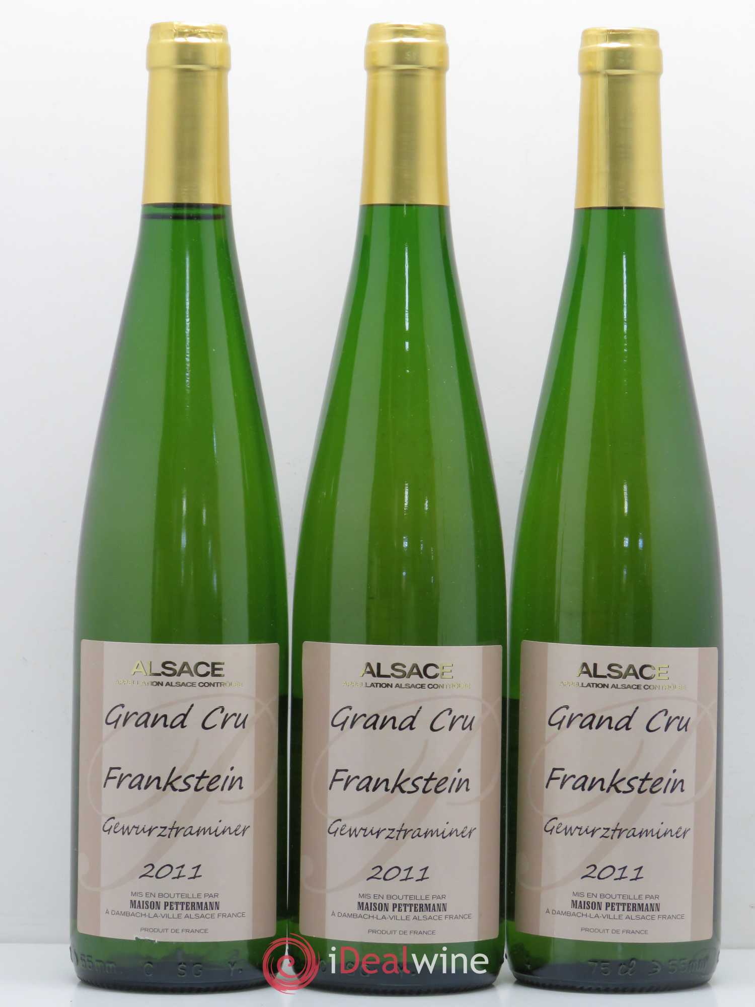 Gewurztraminer Grand Cru Frankstein Maison Pettermann 2011 - Lot de 3 bouteilles - 0