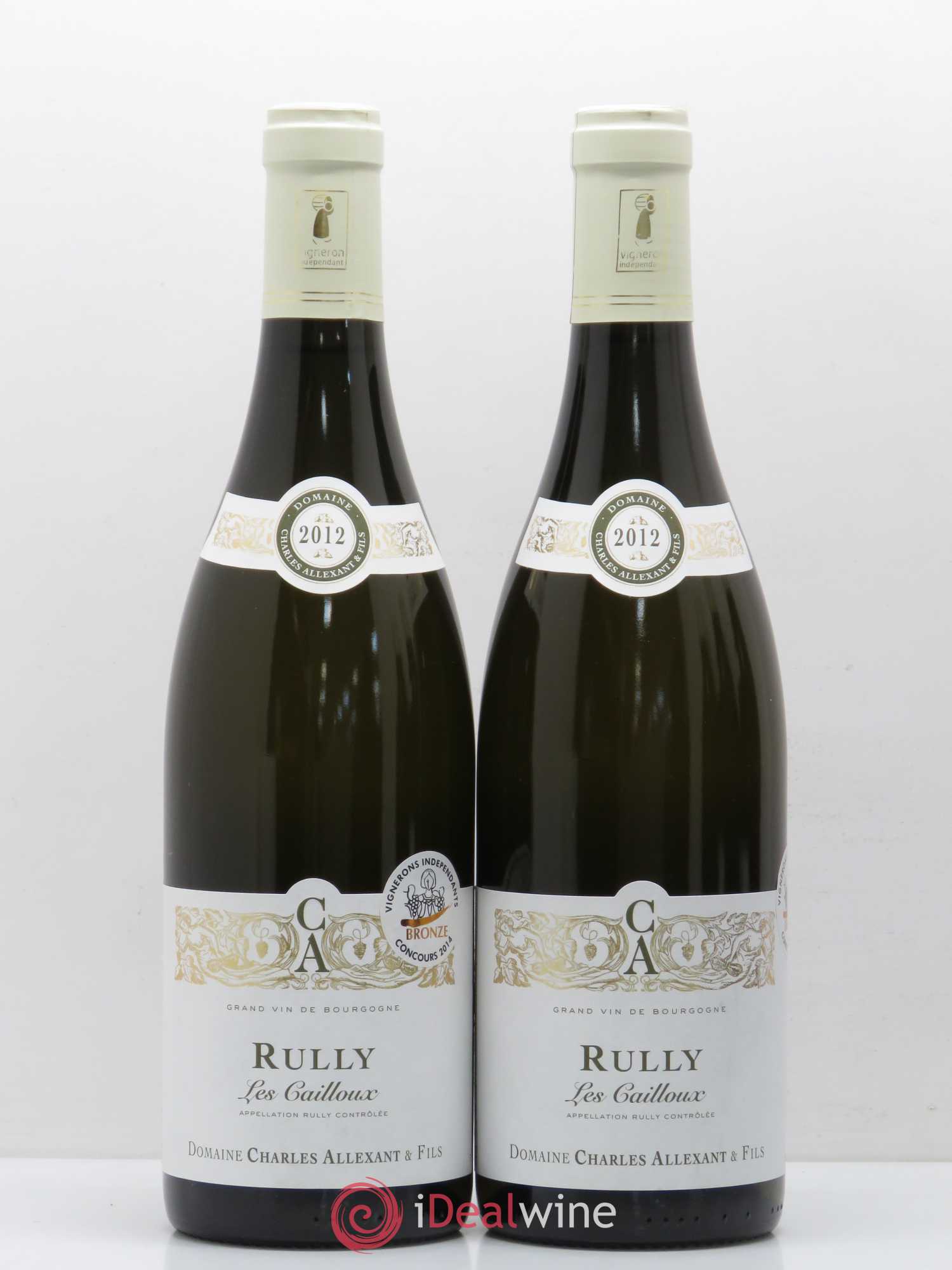 Rully 1er Cru Les Cailloux Domaine Charles Allexant 2012 - Lotto di 5 bottiglie - 2