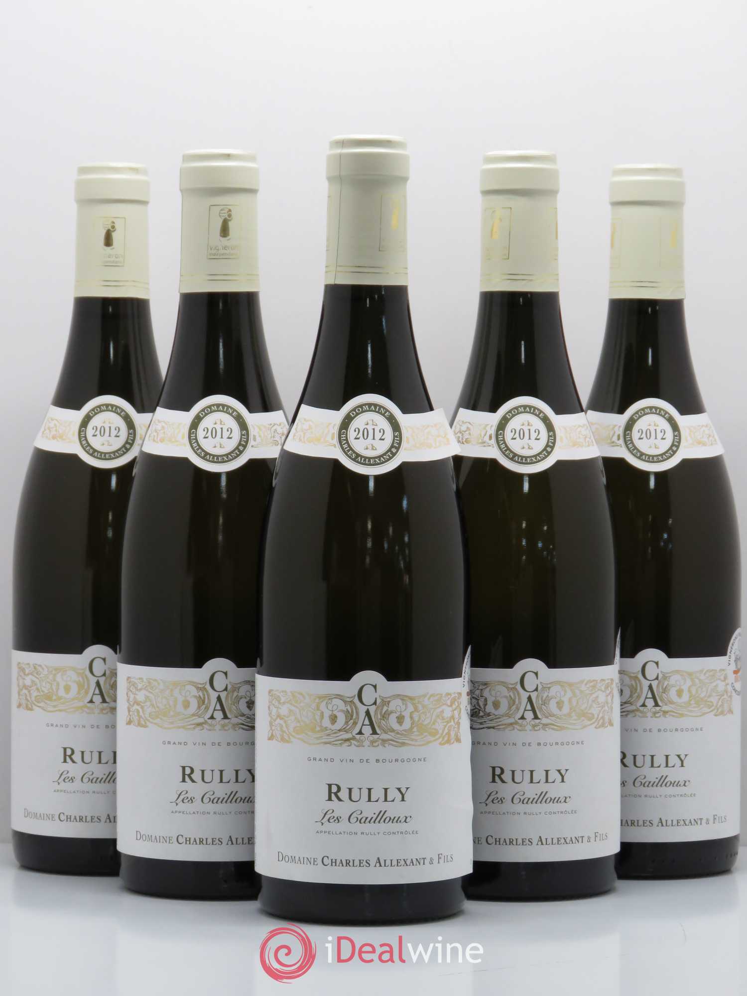 Rully 1er Cru Les Cailloux Domaine Charles Allexant 2012 - Lotto di 5 bottiglie - 0