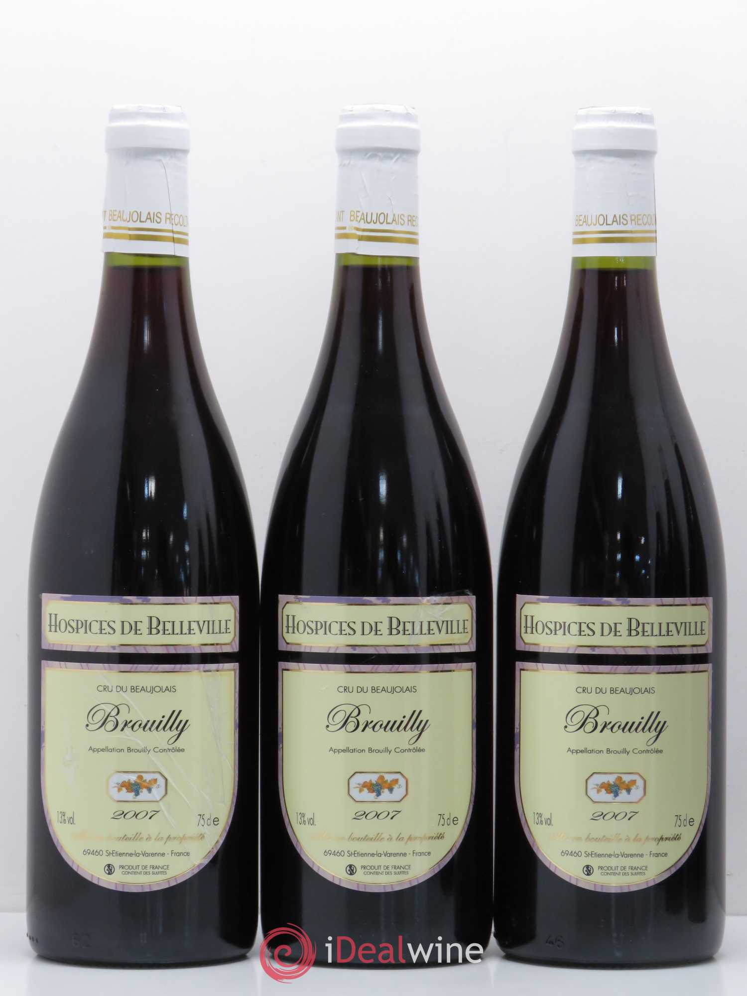 Brouilly Hospices de Belleville 2007 - Posten von 6 Flaschen - 1