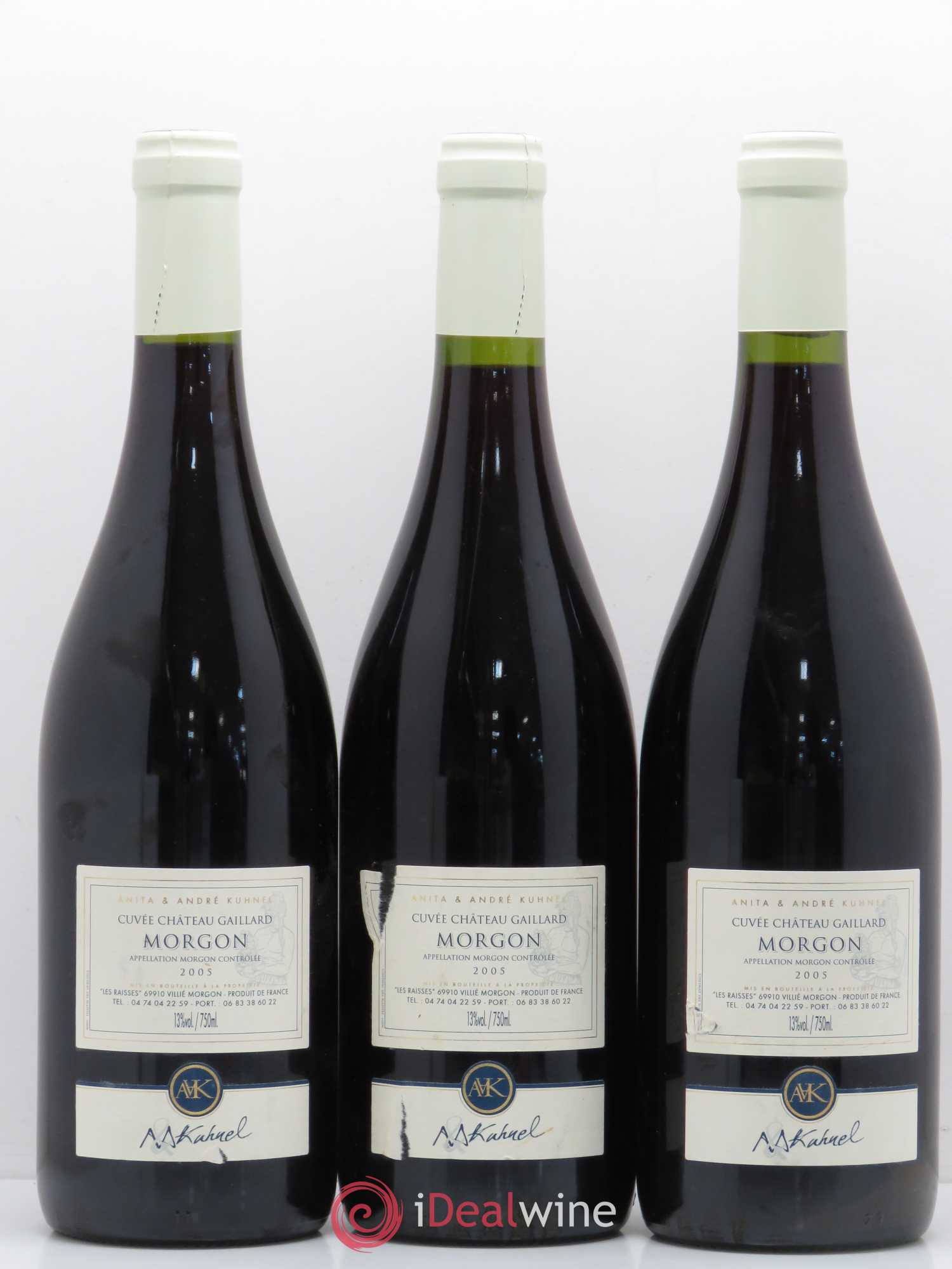 Morgon Cuvée Château Gaillard 2005 - Posten von 3 Flaschen - 0