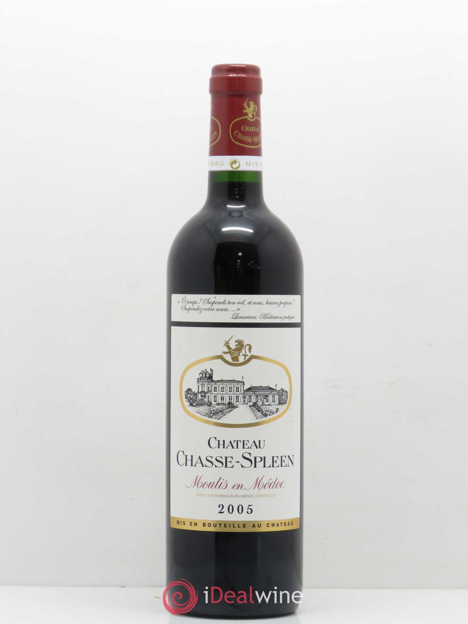 Château Chasse Spleen 2005 - Lot de 1 bouteille - 0