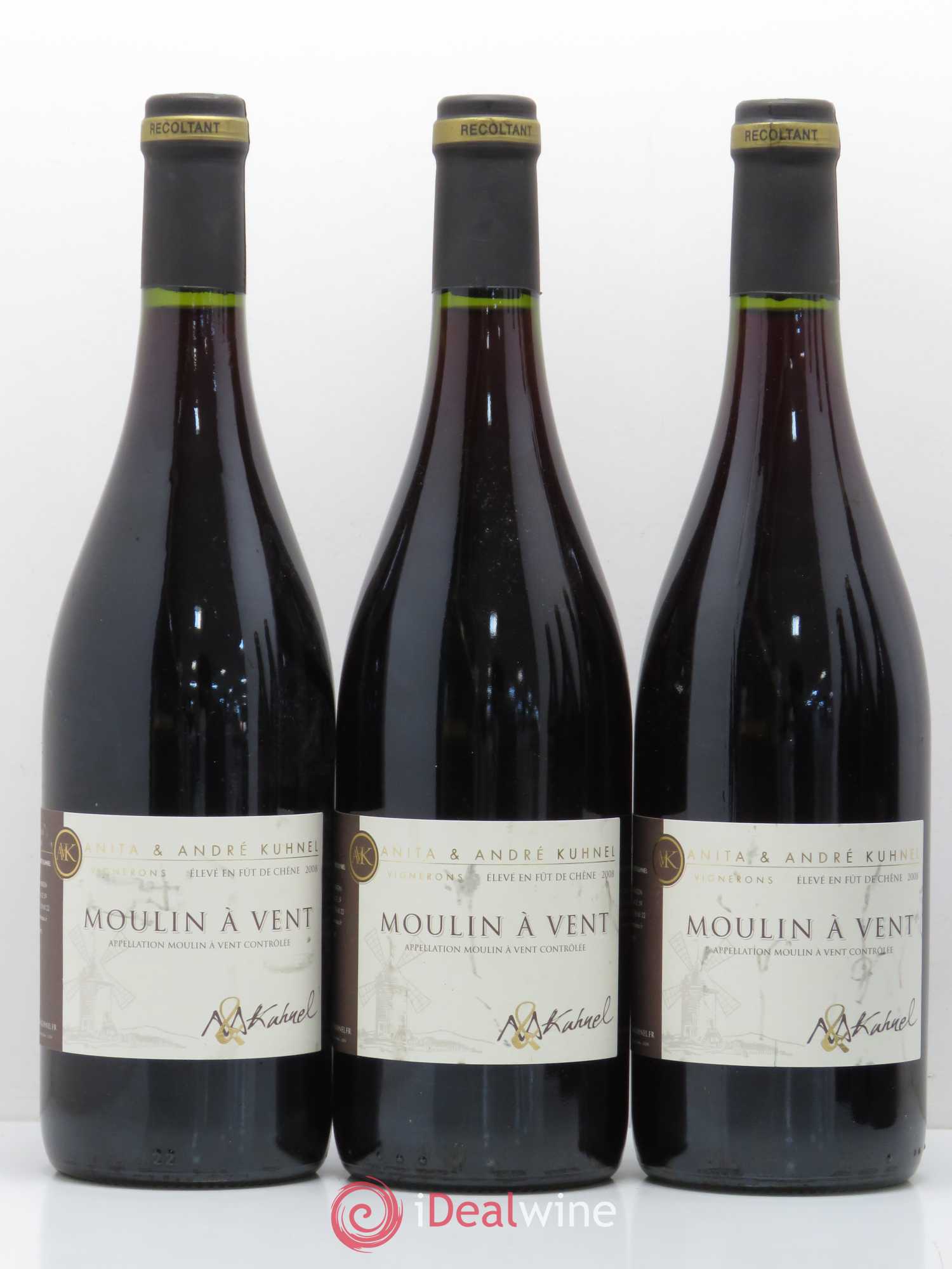 Moulin-à-Vent Anita et Andre Kuhnel 2008 - Posten von 6 Flaschen - 1