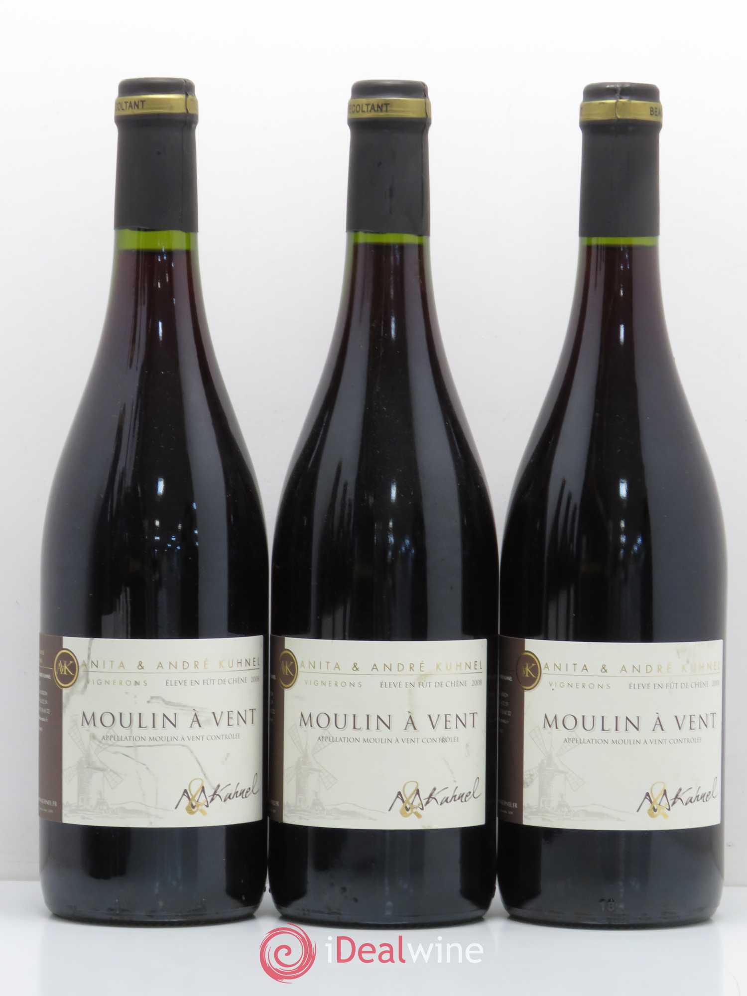 Moulin-à-Vent Anita et Andre Kuhnel 2008 - Posten von 6 Flaschen - 2