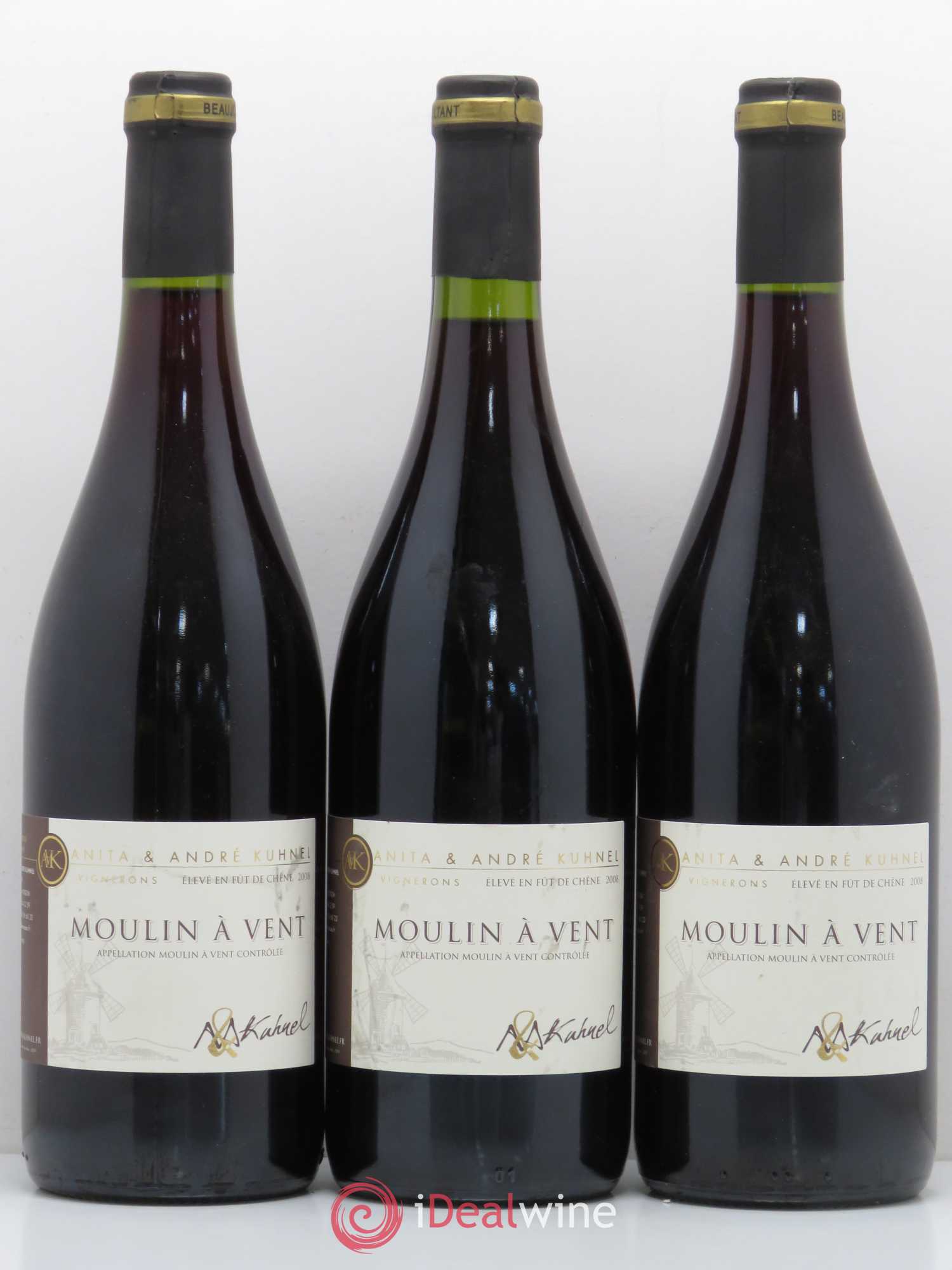 Moulin-à-Vent Anita et Andre Kuhnel 2008 - Posten von 5 Flaschen - 1