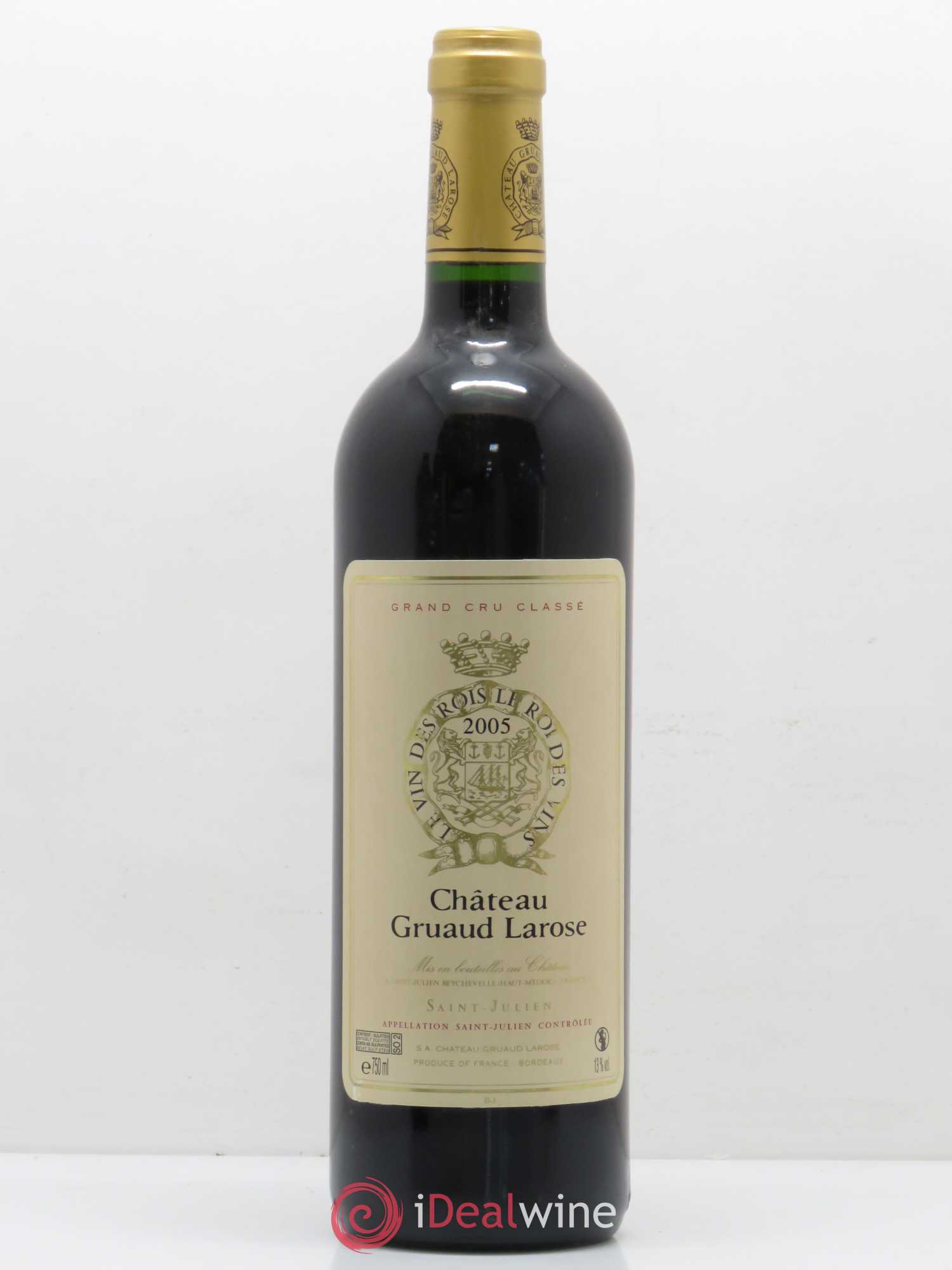 Château Gruaud Larose 2ème Grand Cru Classé 2005 - Lot de 1 bouteille - 0