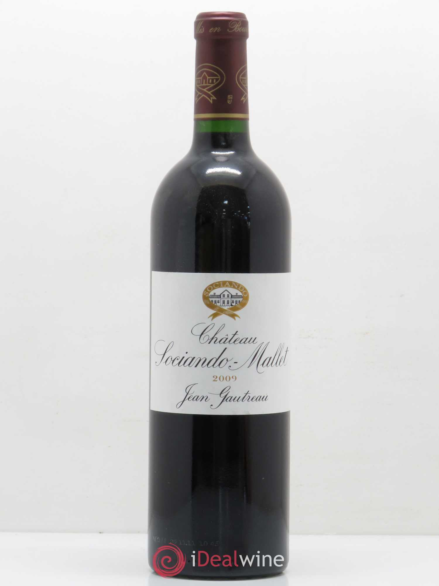 Château Sociando Mallet 2009 - Lot de 1 bouteille - 0