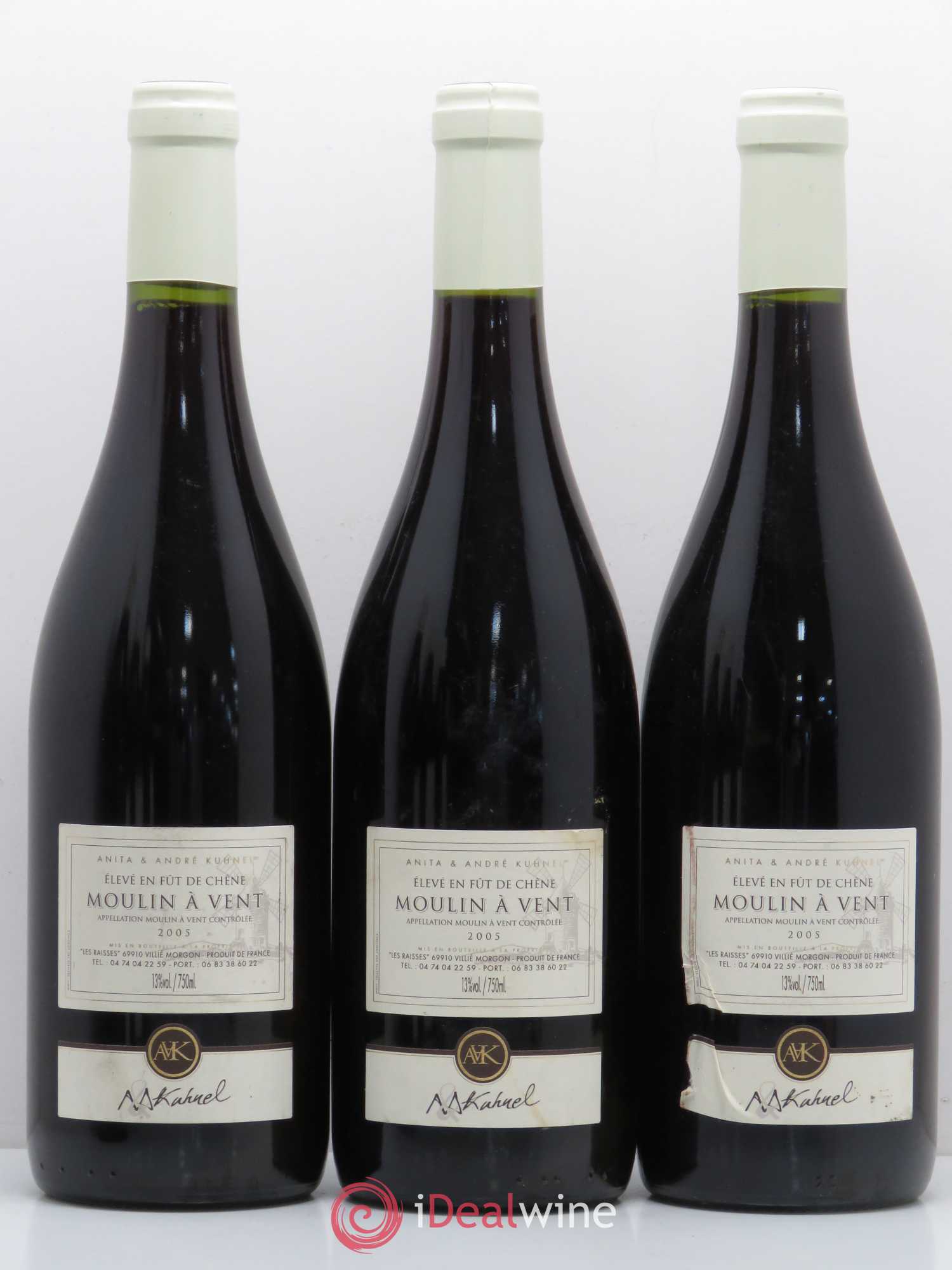 Moulin à Vent Anita et Andre Kuhnel 2005 - Lot de 6 bouteilles - 2