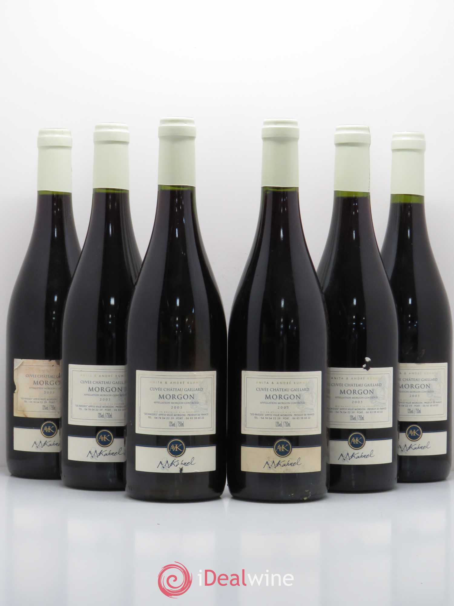 Morgon Cuvée Château Gaillard 2005 - Posten von 6 Flaschen - 0