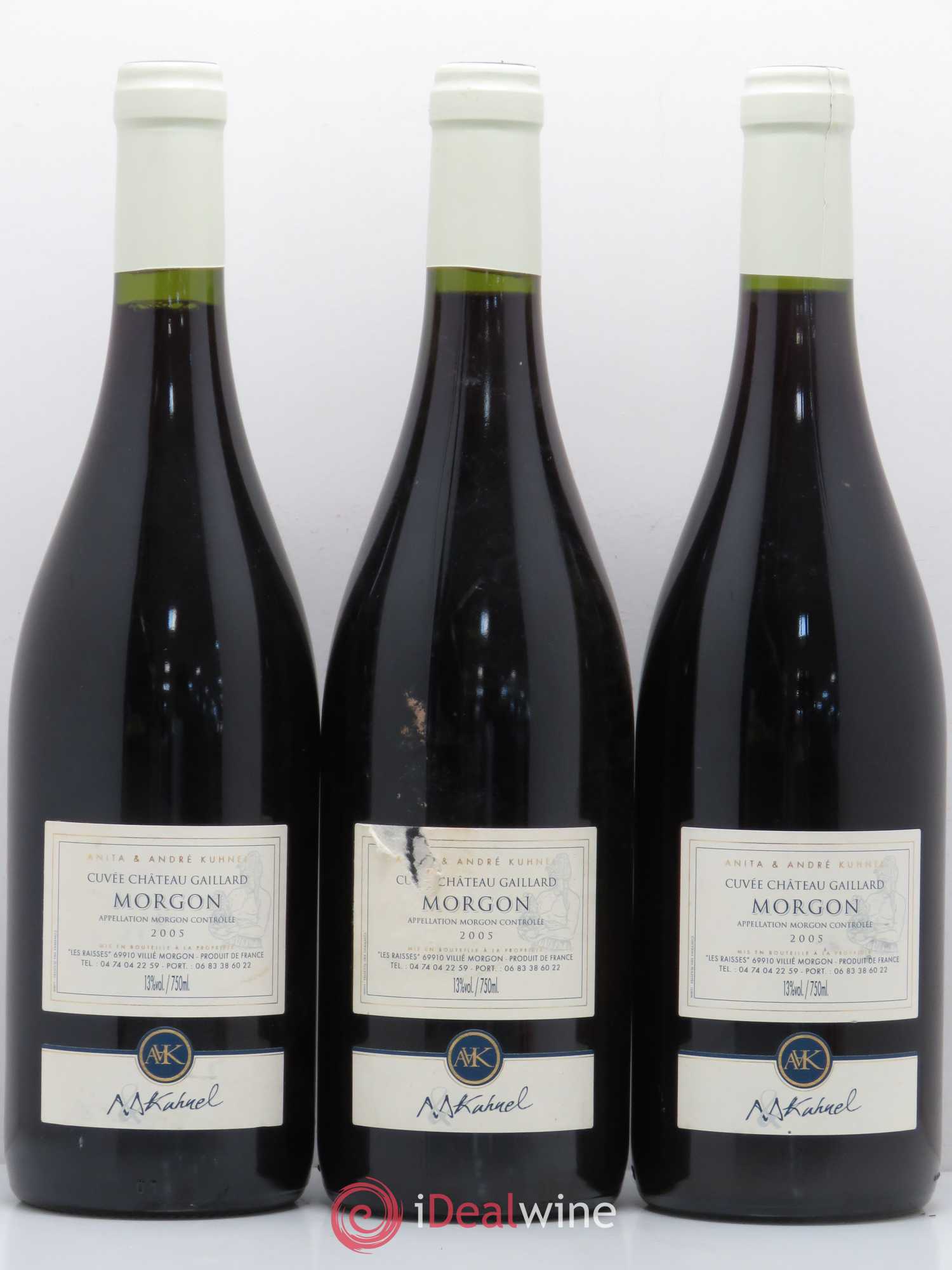 Morgon Cuvée Château Gaillard 2005 - Posten von 3 Flaschen - 0