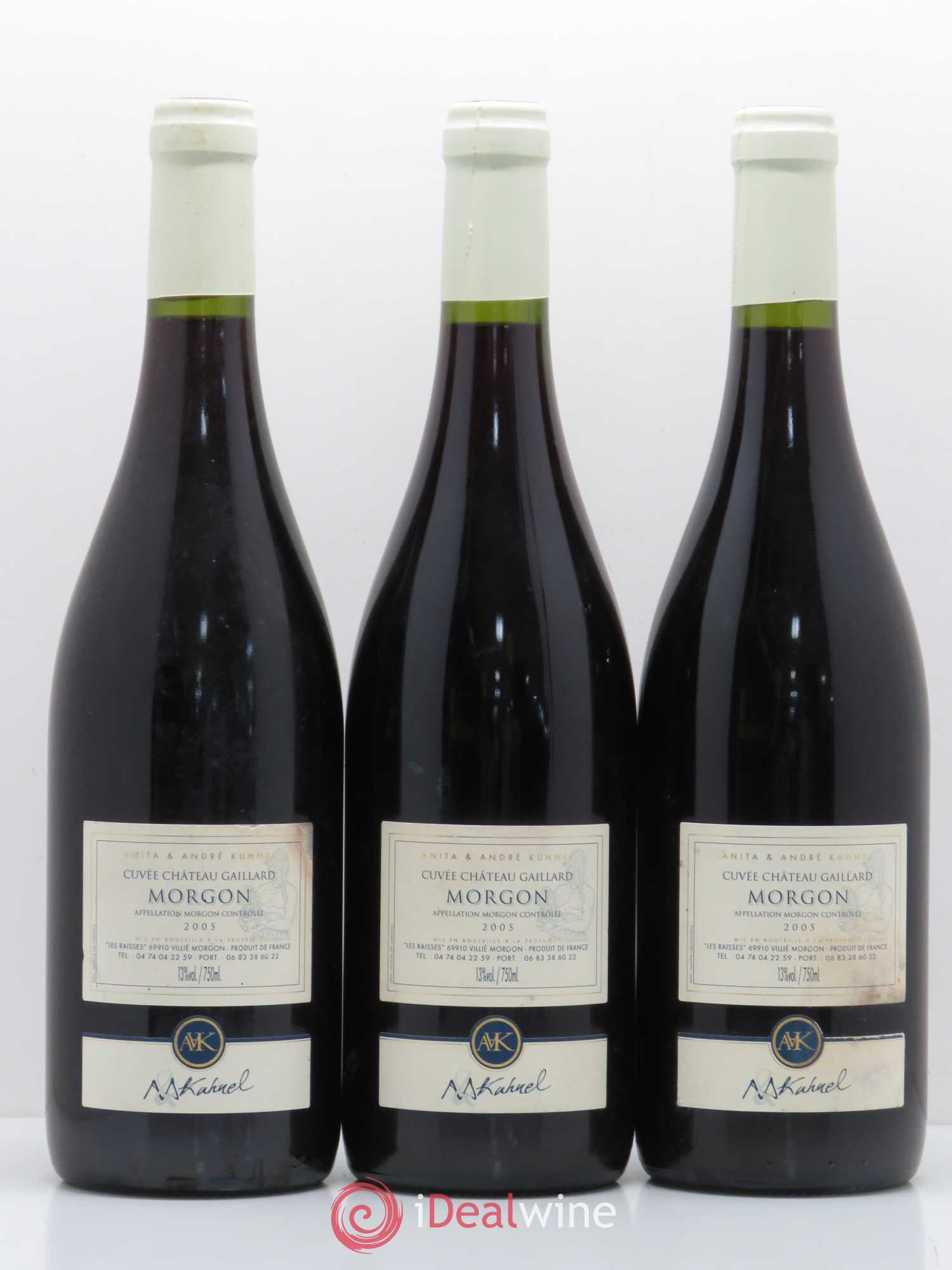 Morgon Cuvée Château Gaillard 2005 - Posten von 3 Flaschen - 0