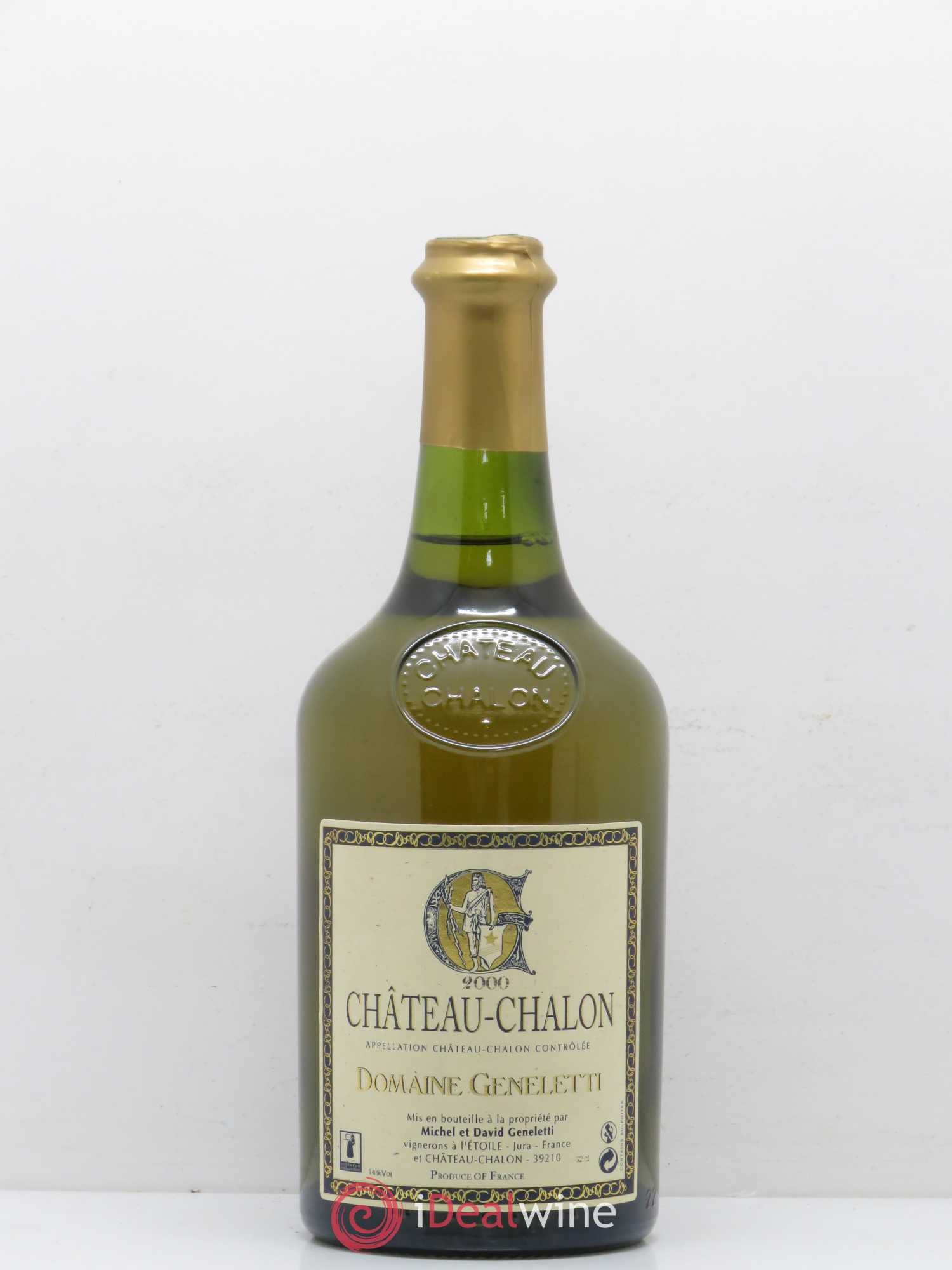 Château-Chalon Domaine Geneletti 2000 - Lot de 1 bouteille - 0