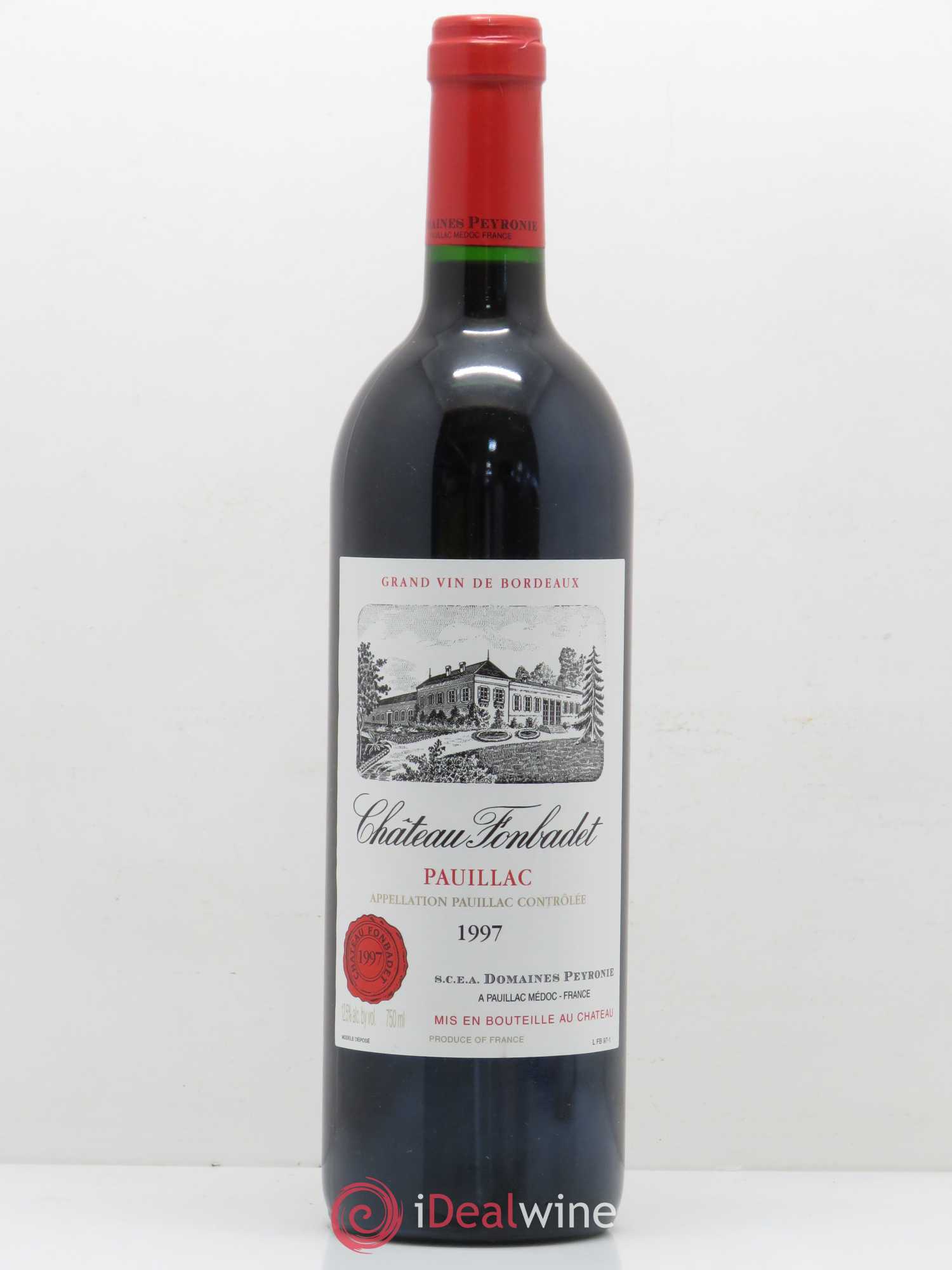Château Fonbadet 1997 - Lot de 1 bouteille - 0
