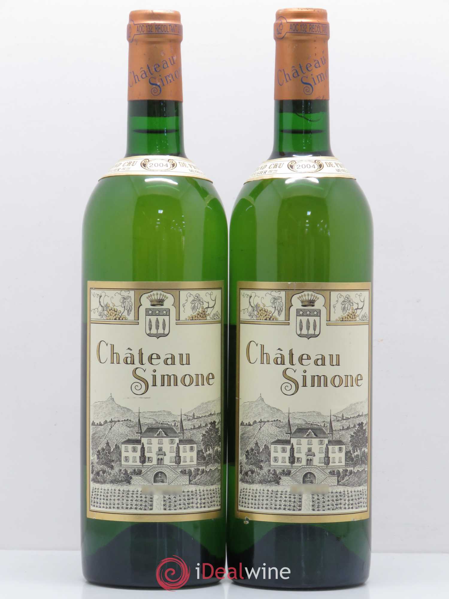 Palette Château Simone Famille Rougier 2004 - Posten von 2 Flaschen - 0