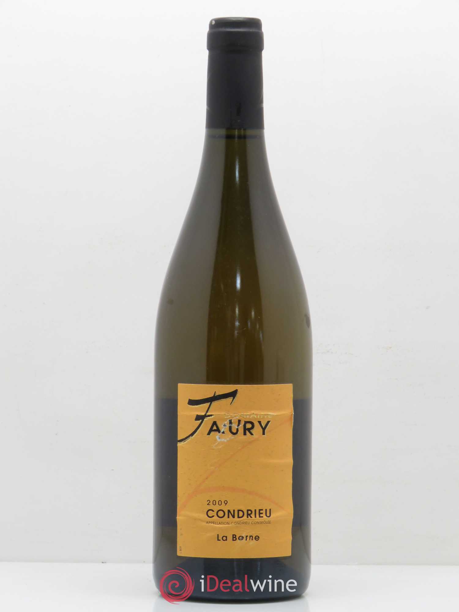 Condrieu Domaine Faury La Berne 2009 - Posten von 1 Flasche - 0