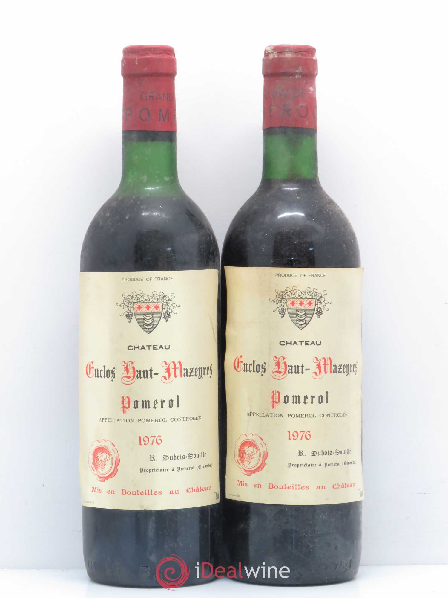 Château l' Enclos Haut Mazeyres  (sans prix de réserve) 1976 - Lot de 5 bouteilles - 2