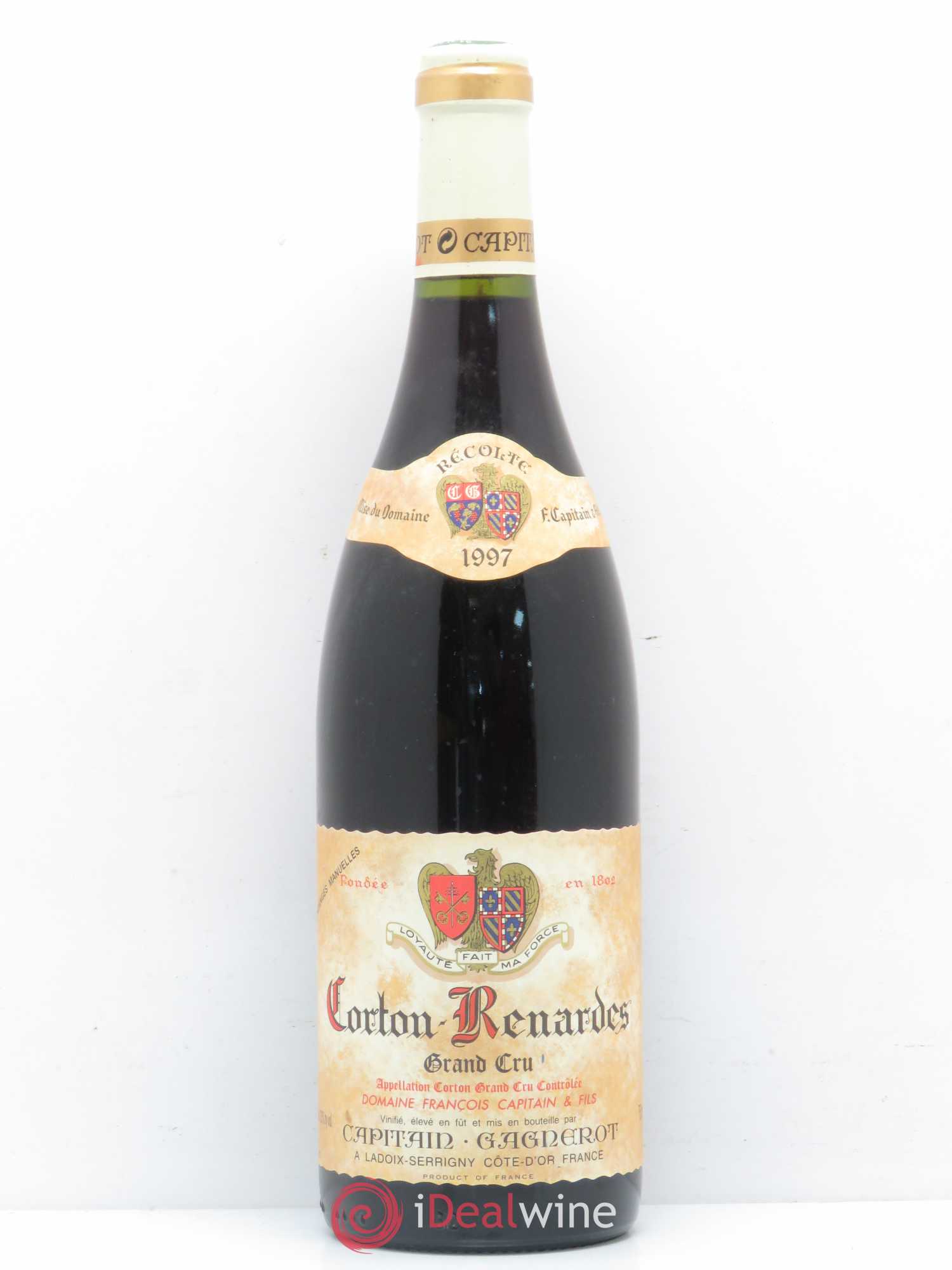 Corton Grand Cru Renardes Capitain Gagnerot 1997 - Posten von 1 Flasche - 0