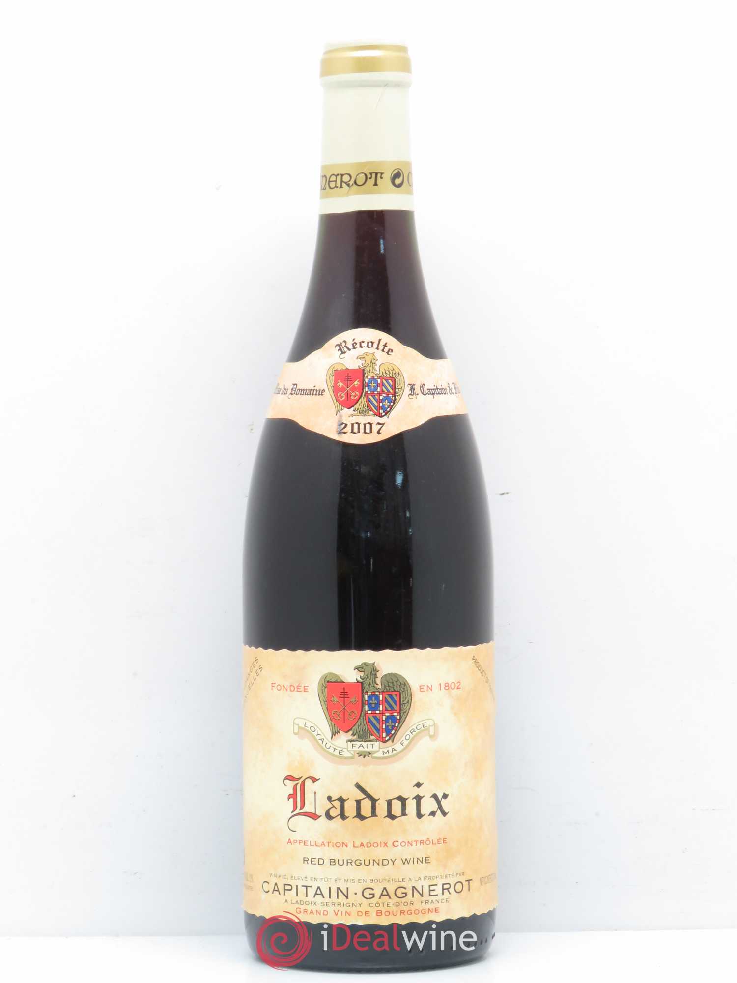 Ladoix Capitain Gagnerot 2007 - Lot de 1 bouteille - 0
