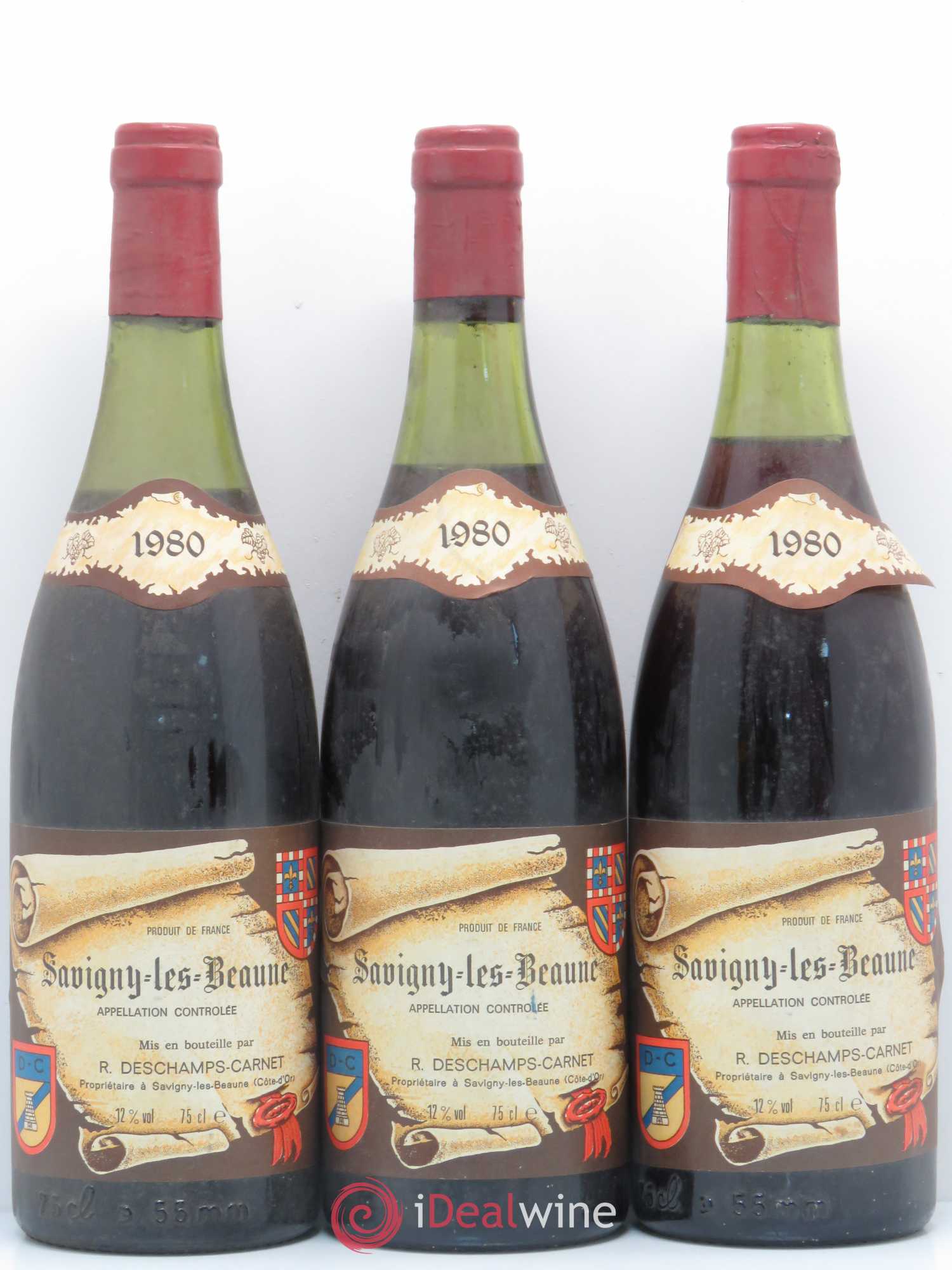 Savigny-lès-Beaune Deschamps Carnet (sans prix de réserve) 1980 - Posten von 3 Flaschen - 0