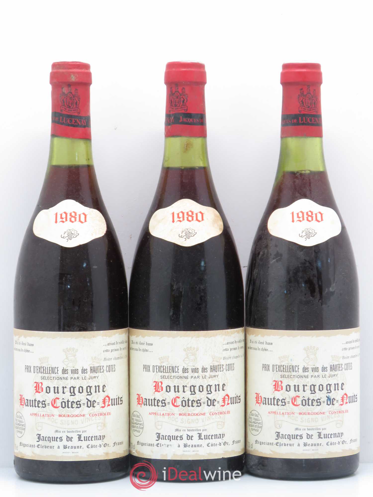 Hautes-Côtes de Nuits Lucenay (sans prix de réserve) 1980 - Posten von 3 Flaschen - 0