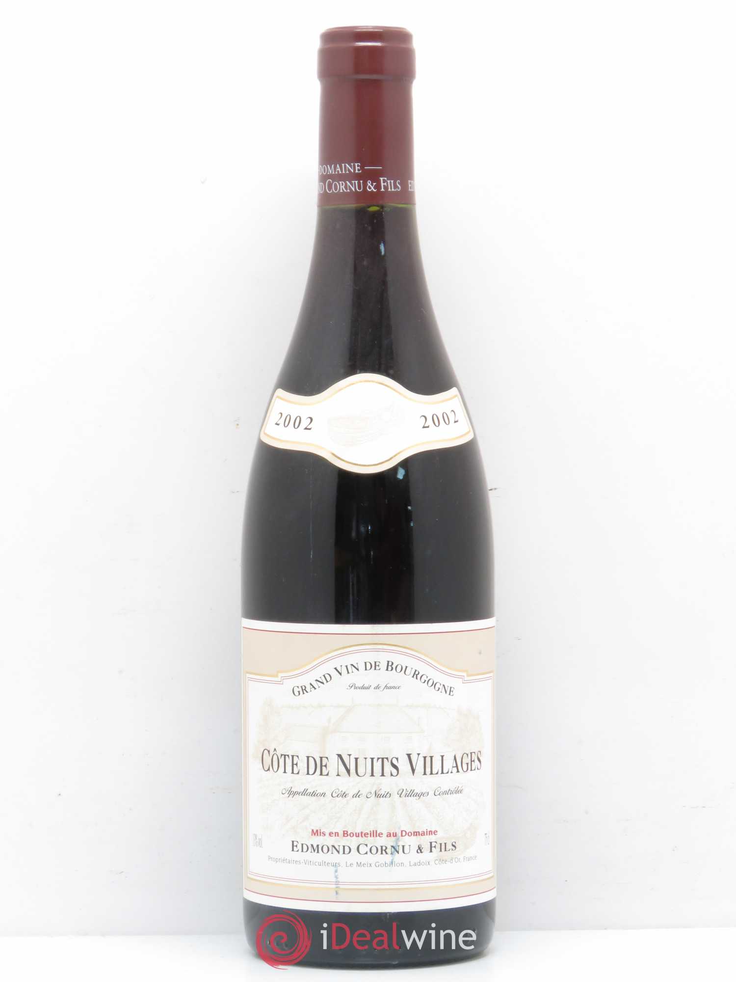 Côte de Nuits-Villages Cornu (sans prix de réserve) 2002 - Posten von 1 Flasche - 0