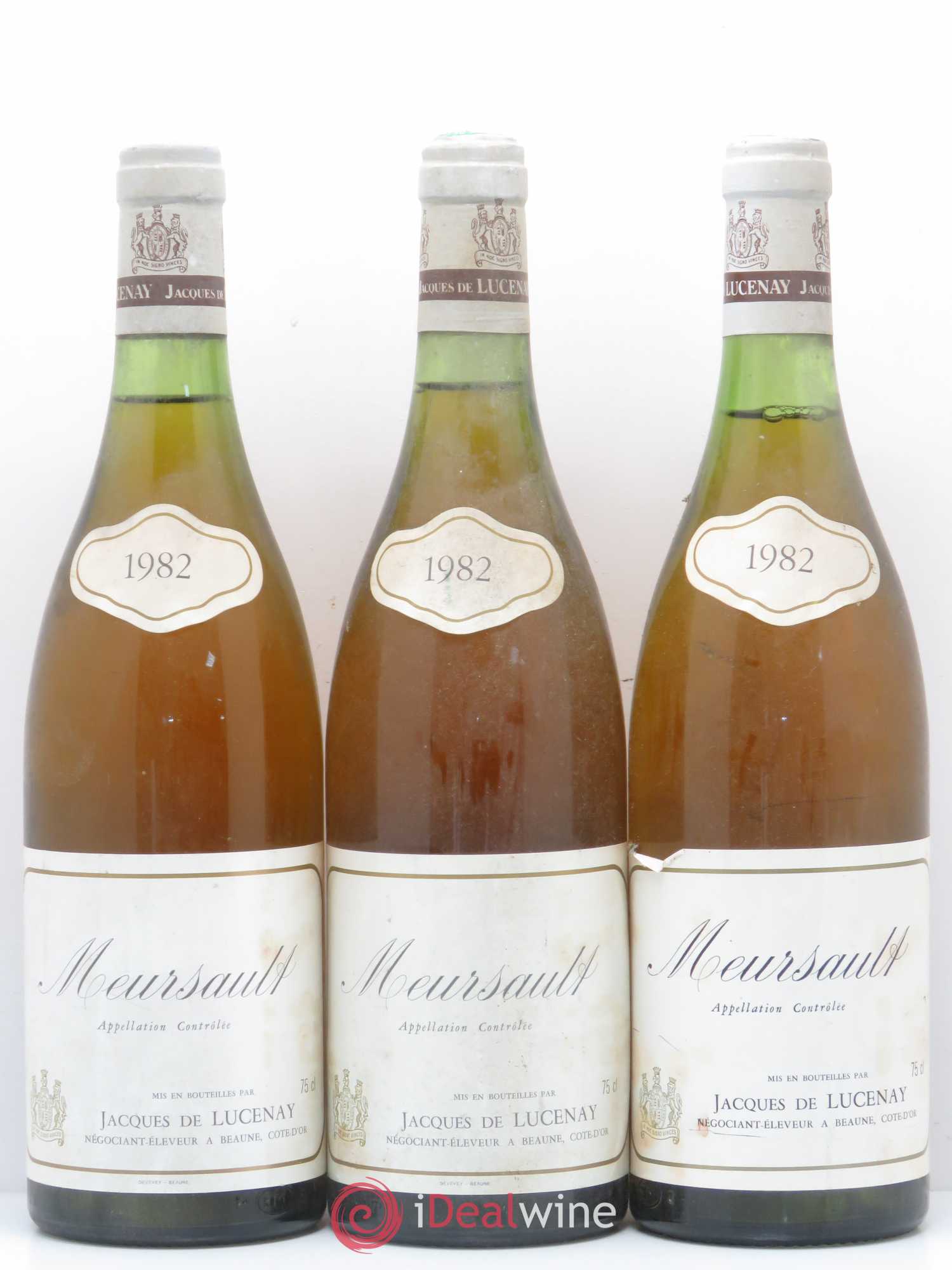 Meursault Lucenay 1982 - Posten von 3 Flaschen - 0