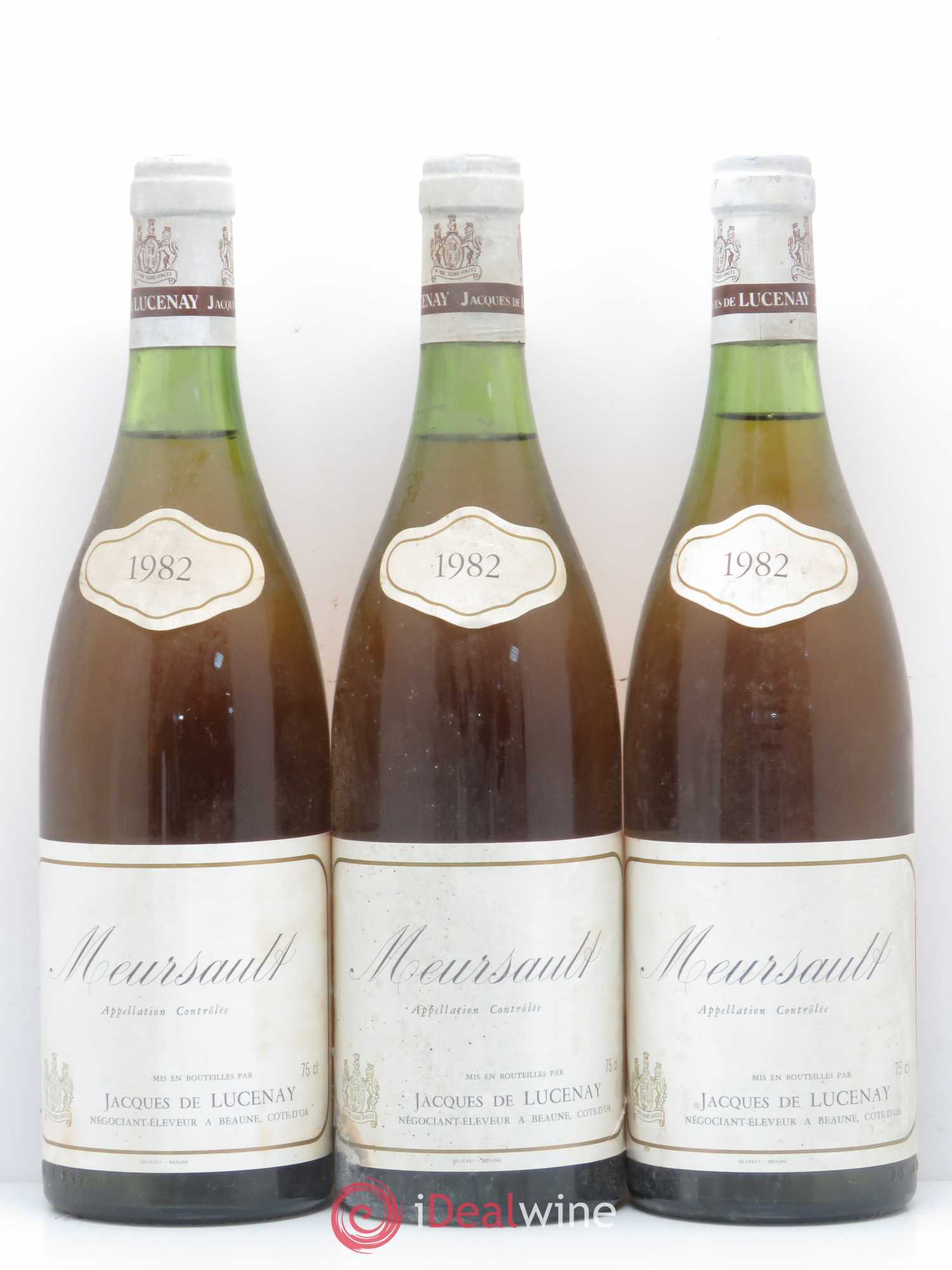 Meursault Lucenay (sans prix de réserve) 1982 - Posten von 3 Flaschen - 0