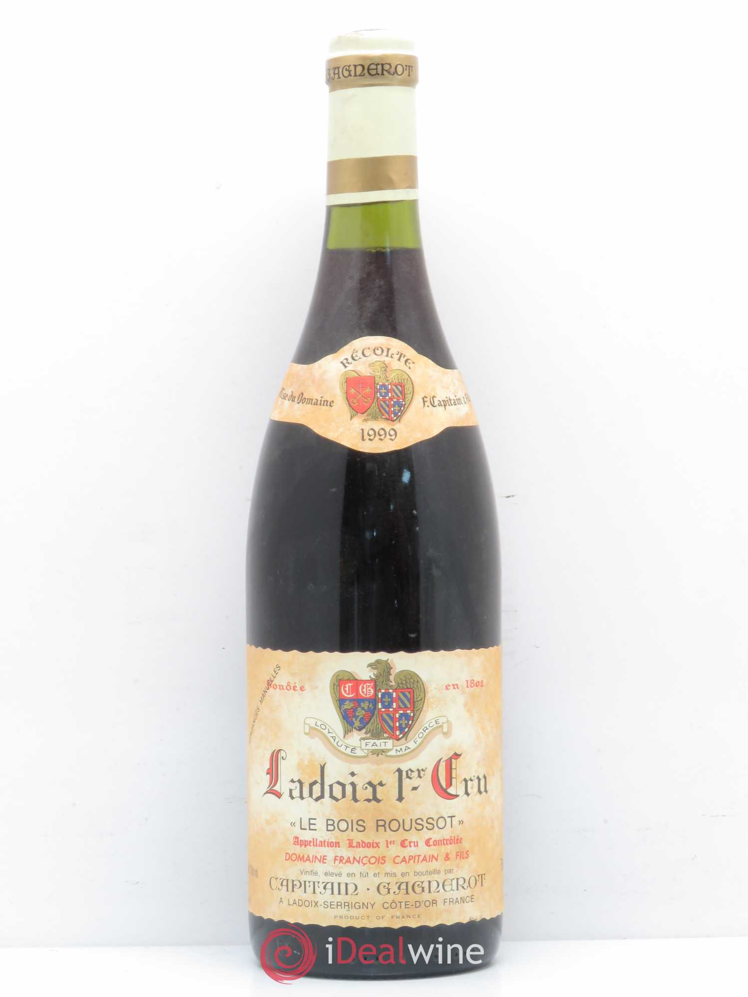 Ladoix 1er Cru Le Bois Roussot Capitain Gagnerot 1999 - Lot de 1 bouteille - 0