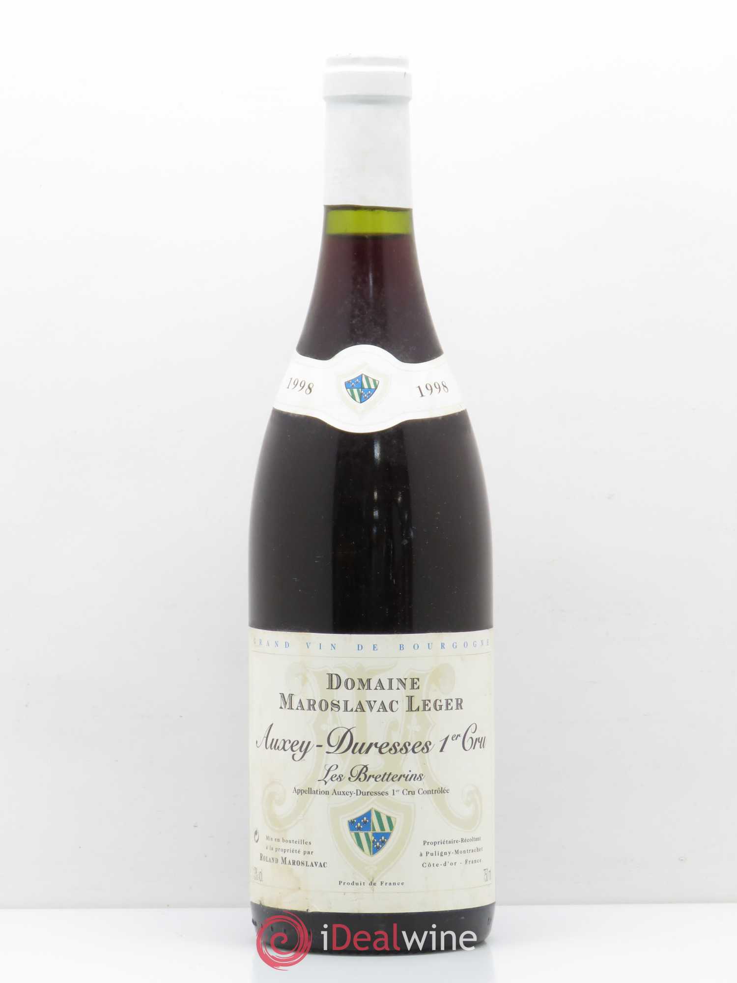 Auxey-Duresses 1er Cru Les Bretterins Domaine Marosclavac Leger 1998 - Posten von 1 Flasche - 0