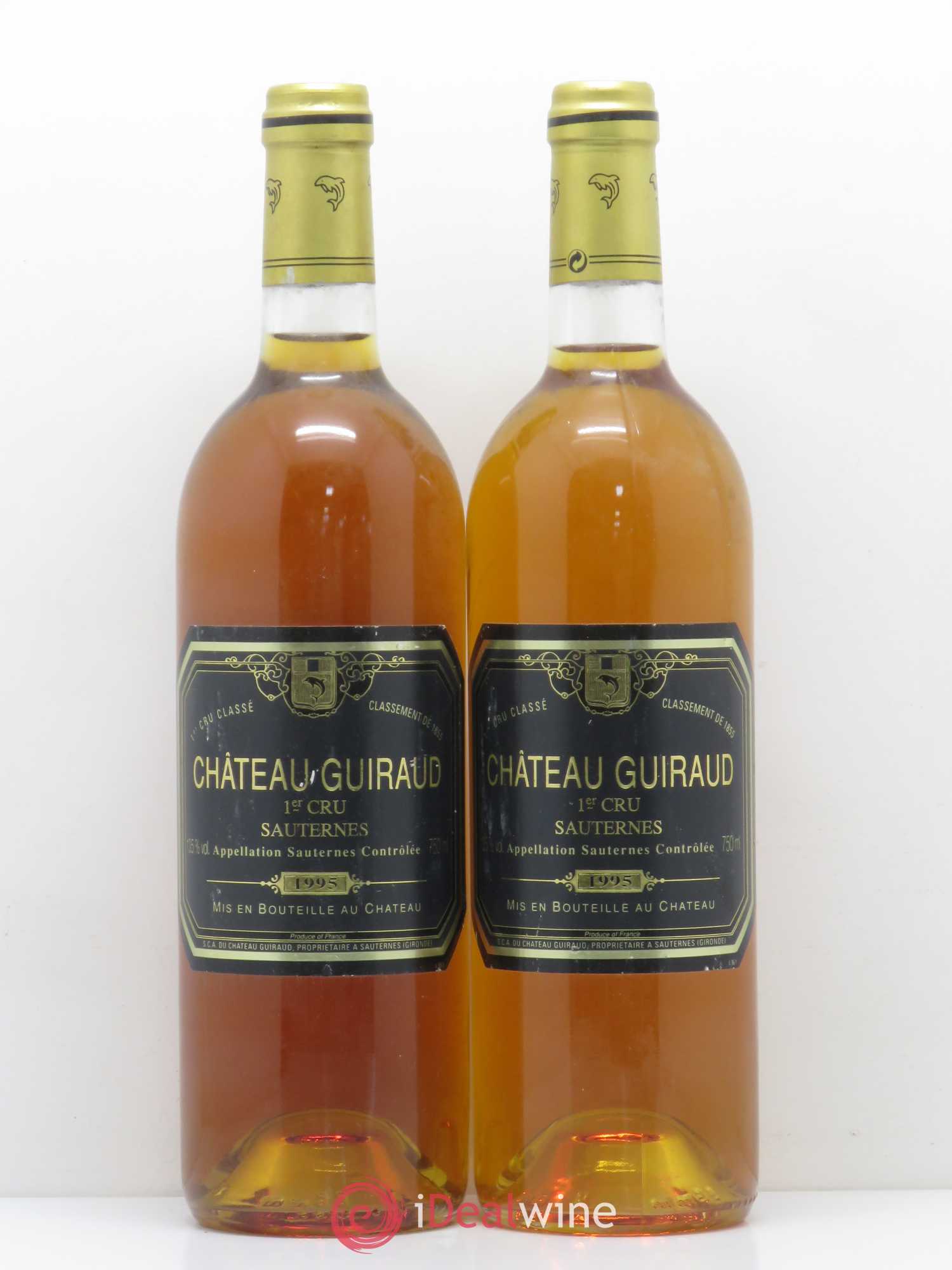 Château Guiraud 1er Grand Cru Classé 1995 - Lotto di 2 bottiglie - 0