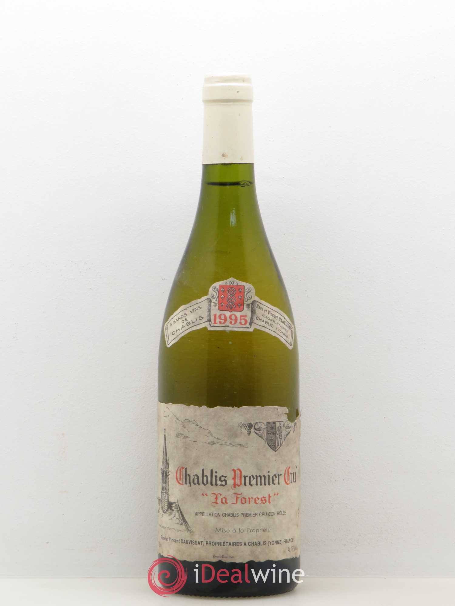 Chablis 1er Cru La Forest Vincent Dauvissat (Domaine) 1995 - Lot de 1 bouteille - 0