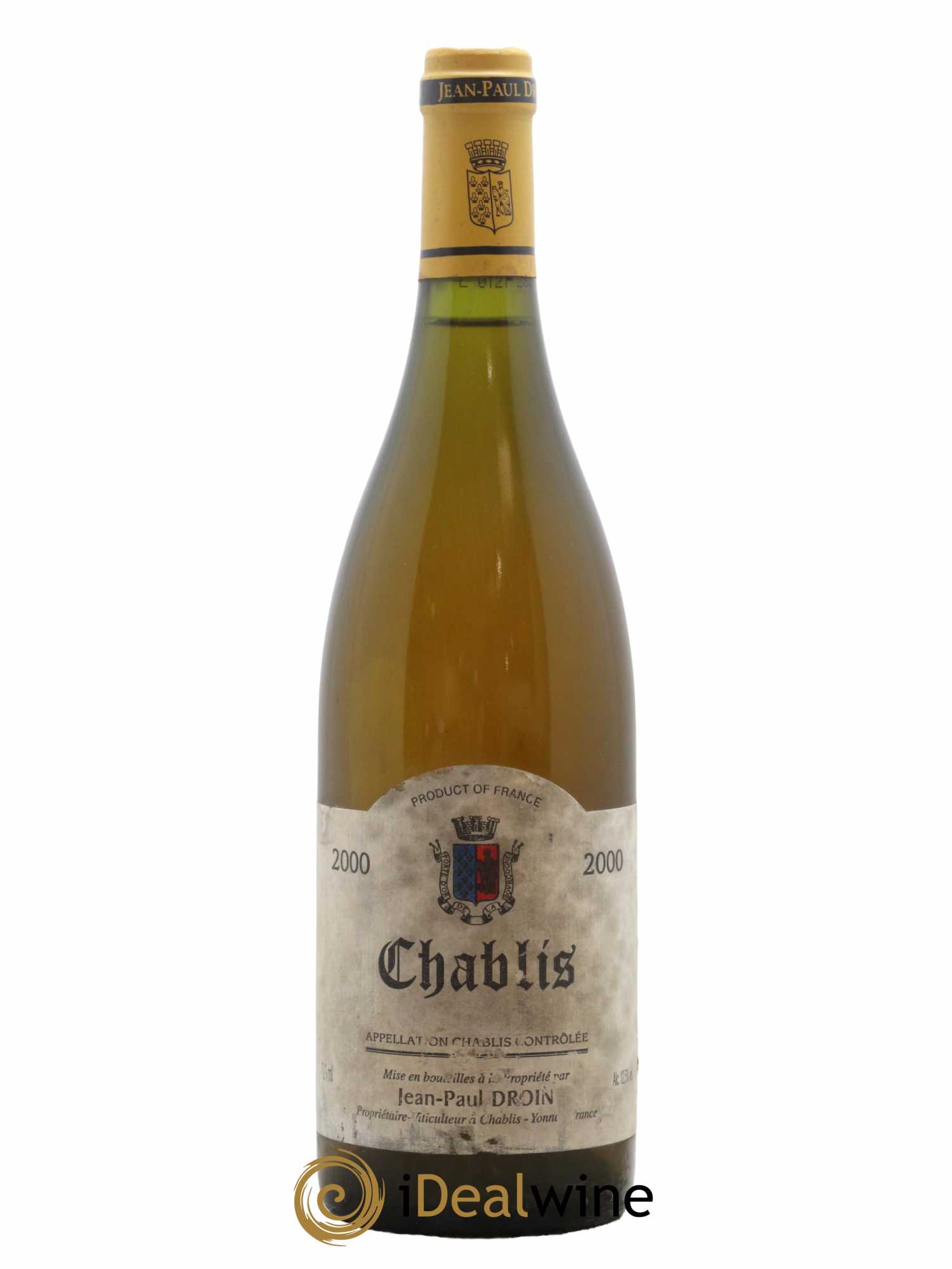 Chablis Jean-Paul & Benoît Droin (Domaine) 2000 - Lot de 1 bouteille - 0