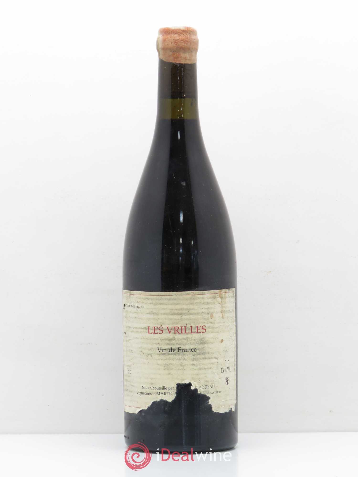 Vin de France Les Vrilles Stéphane Bernaudeau (Domaine) 2012 - Lot de 1 bouteille - 0